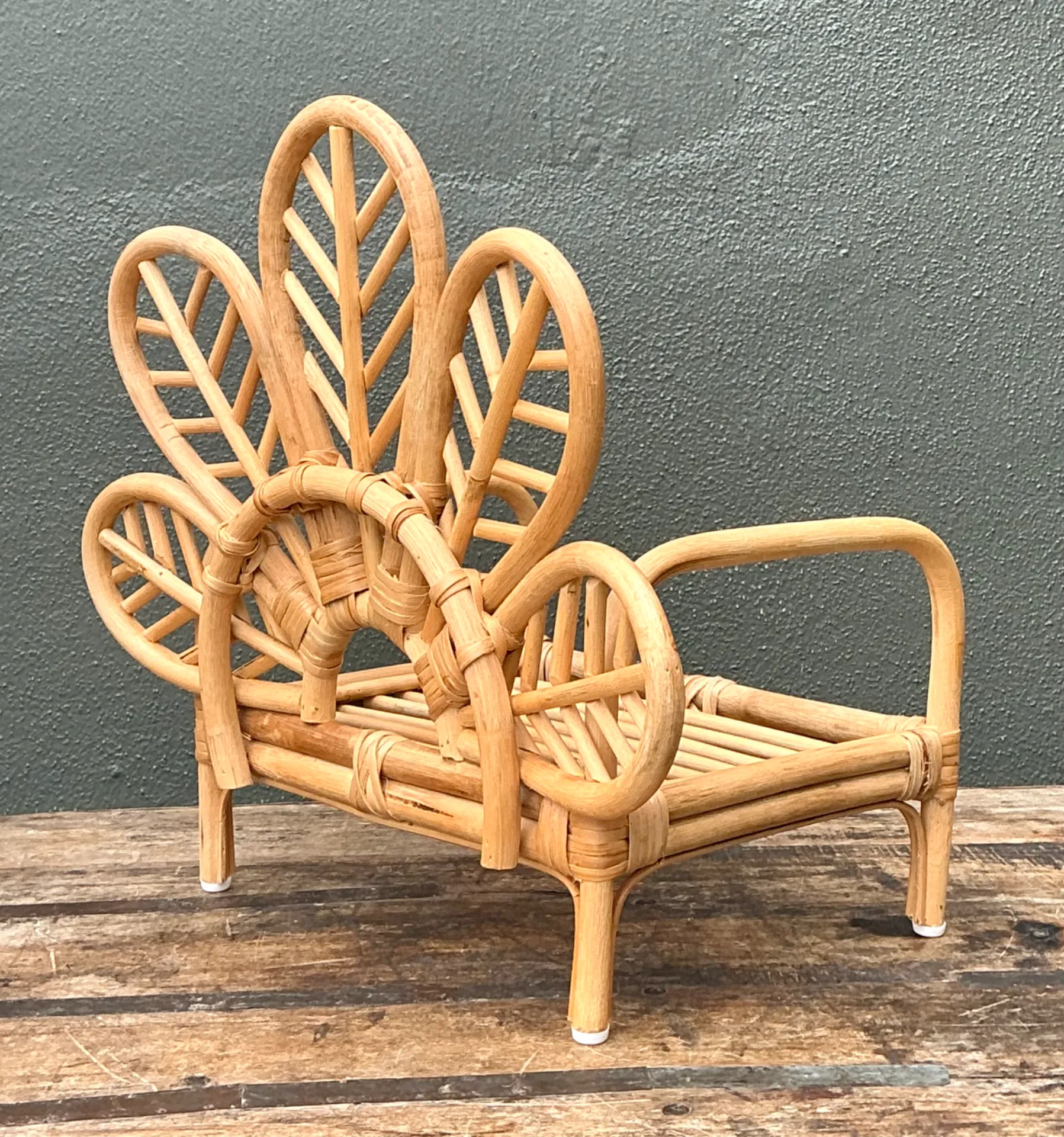 Vintage Children’s Rattan Peacock Chair — additional photo 7
