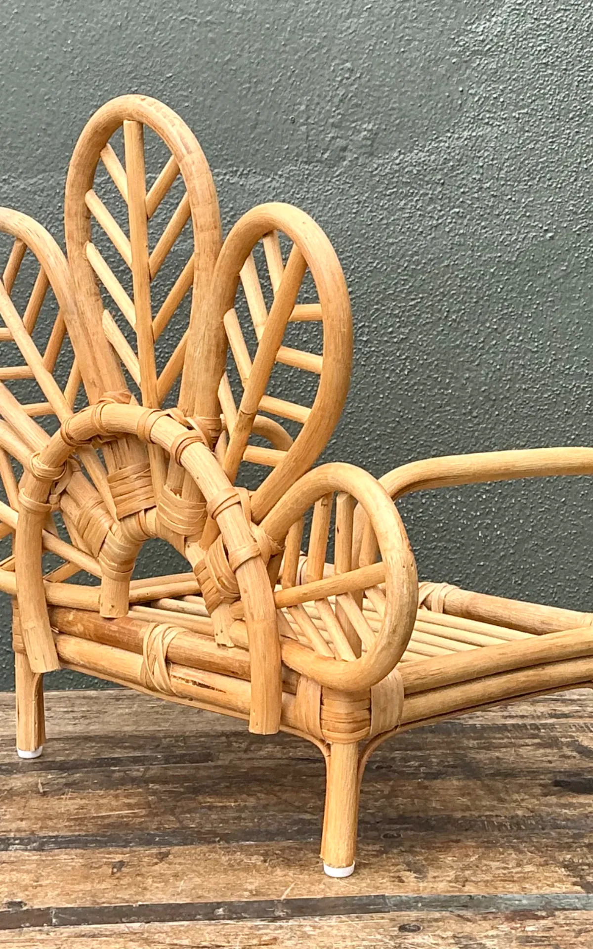 Vintage Children’s Rattan Peacock Chair — additional photo 8