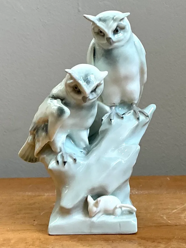 Vintage Royal Copenhagen Porcelain Owl Figurine — additional photo 2