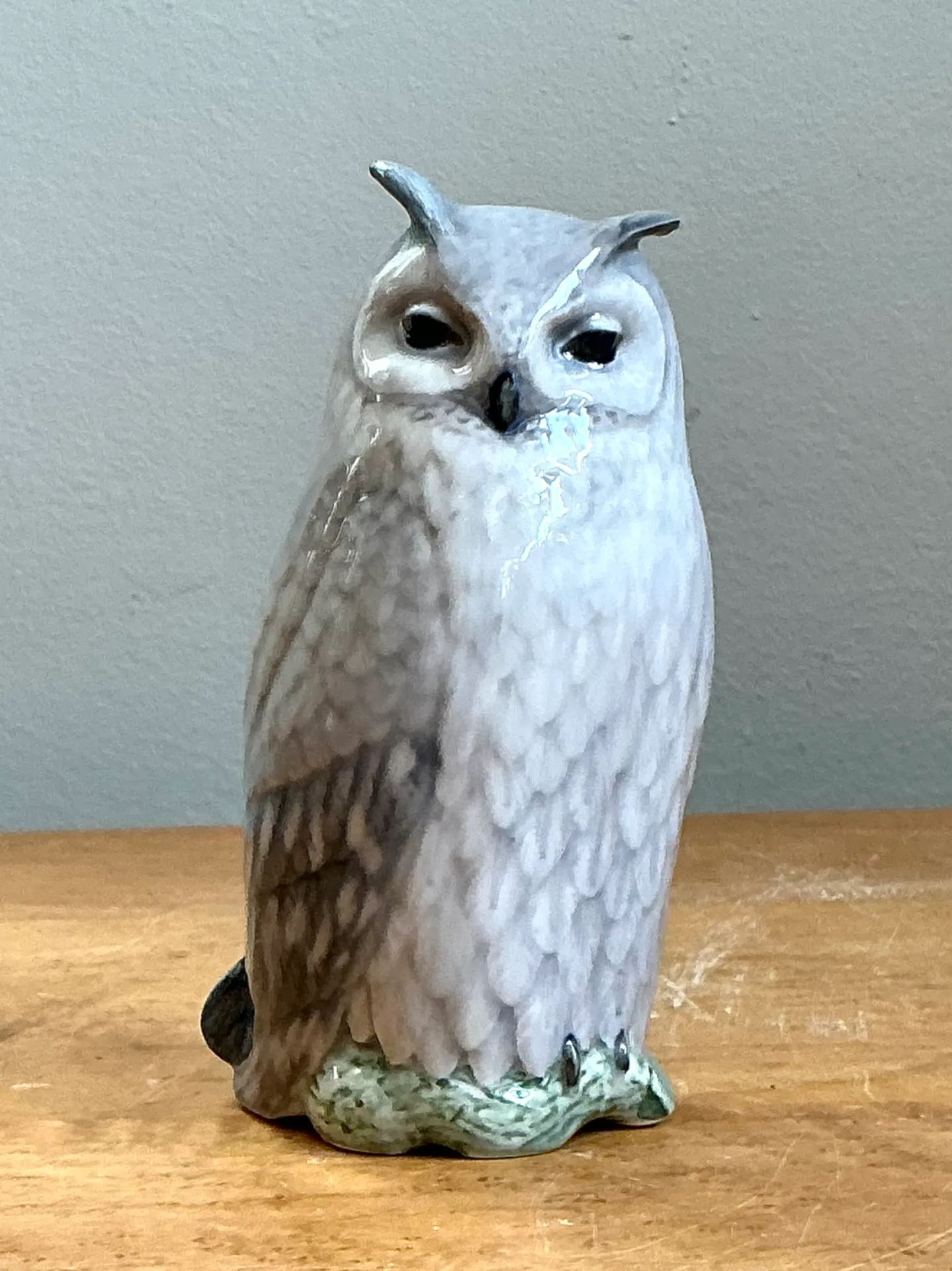 Vintage Royal Copenhagen Porcelain Owl Figurine — additional photo 8