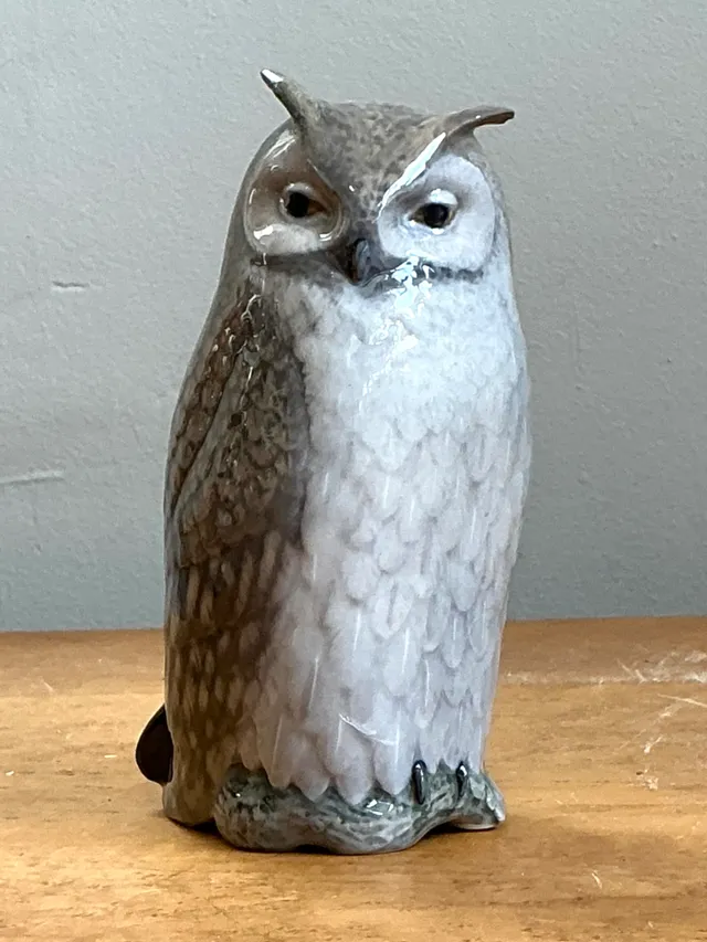 Vintage Royal Copenhagen Porcelain Owl Figurine — additional photo 5