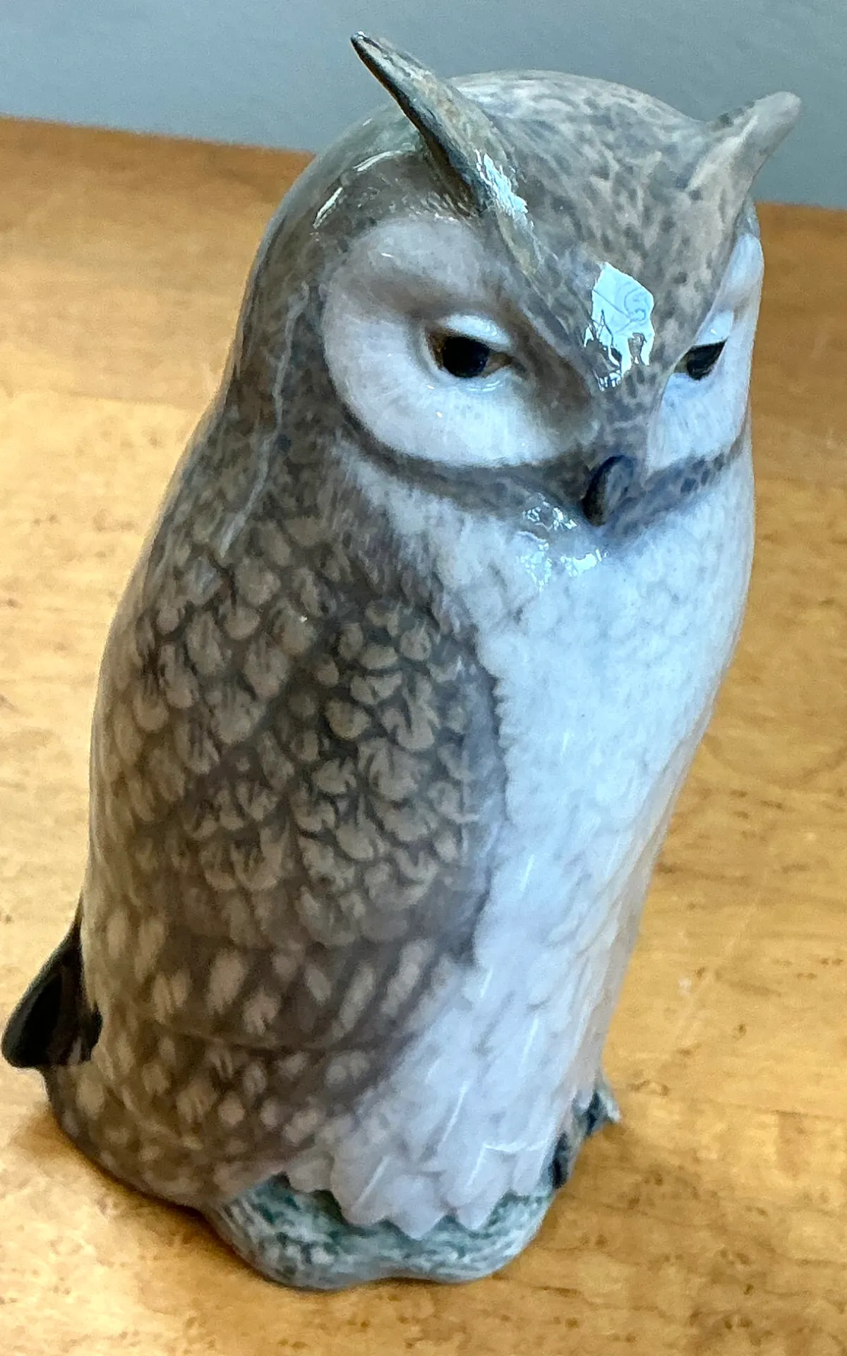 Vintage Royal Copenhagen Porcelain Owl Figurine — additional photo 1