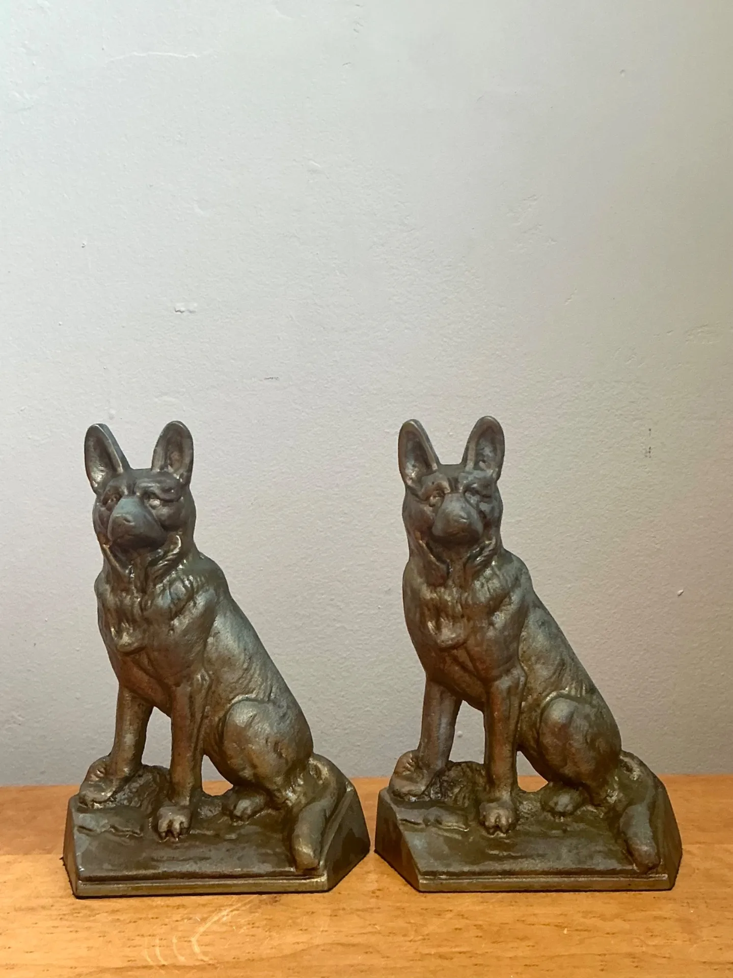 Vintage Bronze Dog Bookends - A Pair — additional photo 4