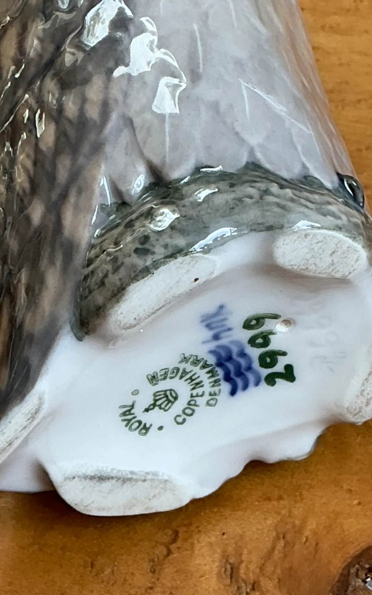 Vintage Royal Copenhagen Porcelain Owl Figurine — additional photo 3