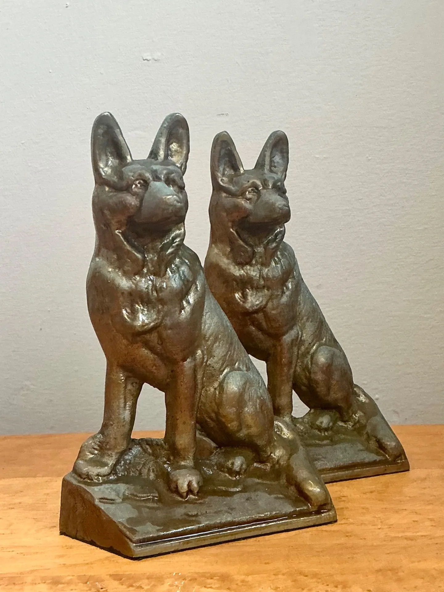 Vintage Bronze Dog Bookends - A Pair — additional photo 6
