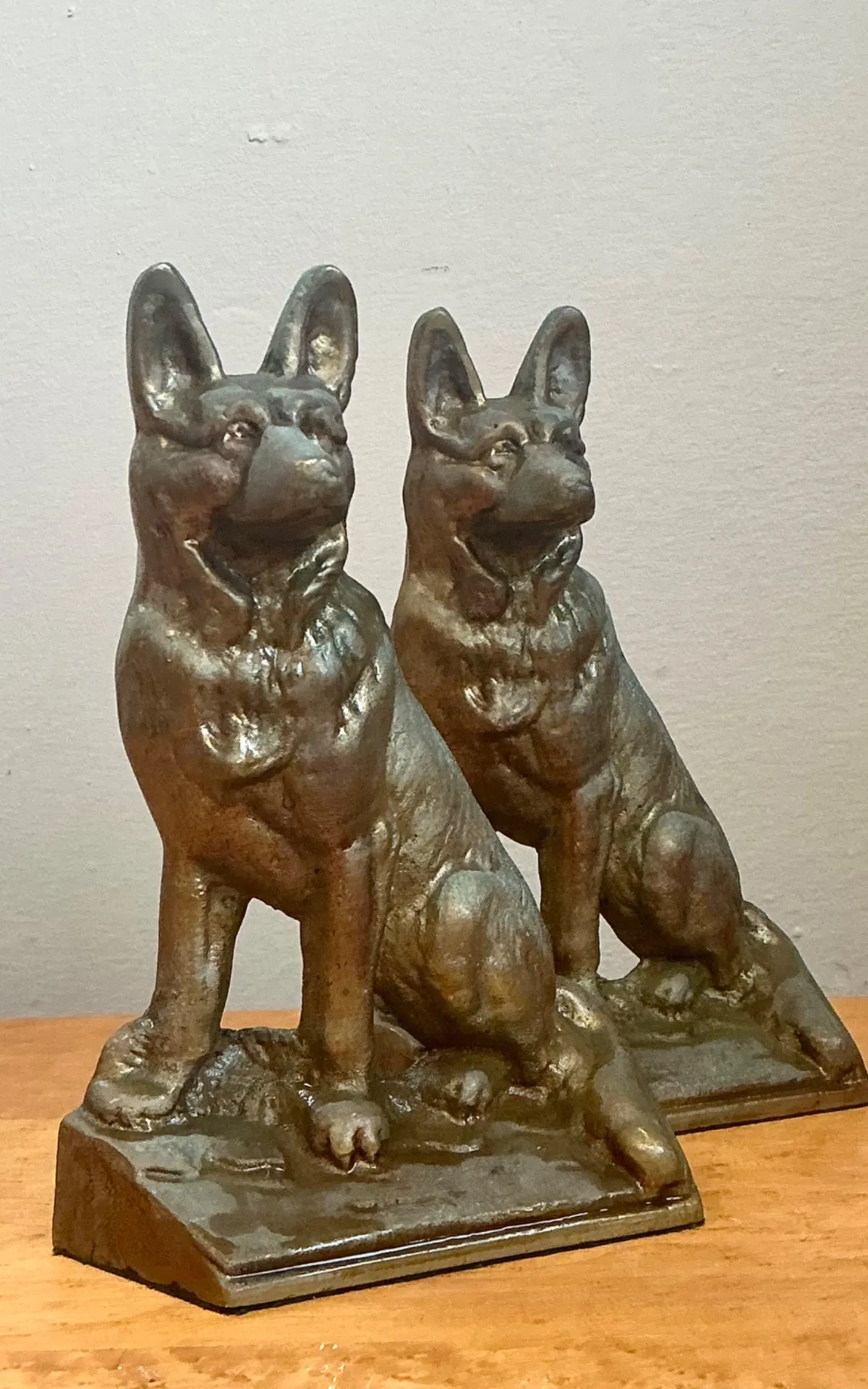 Vintage Bronze Dog Bookends - A Pair — additional photo 6