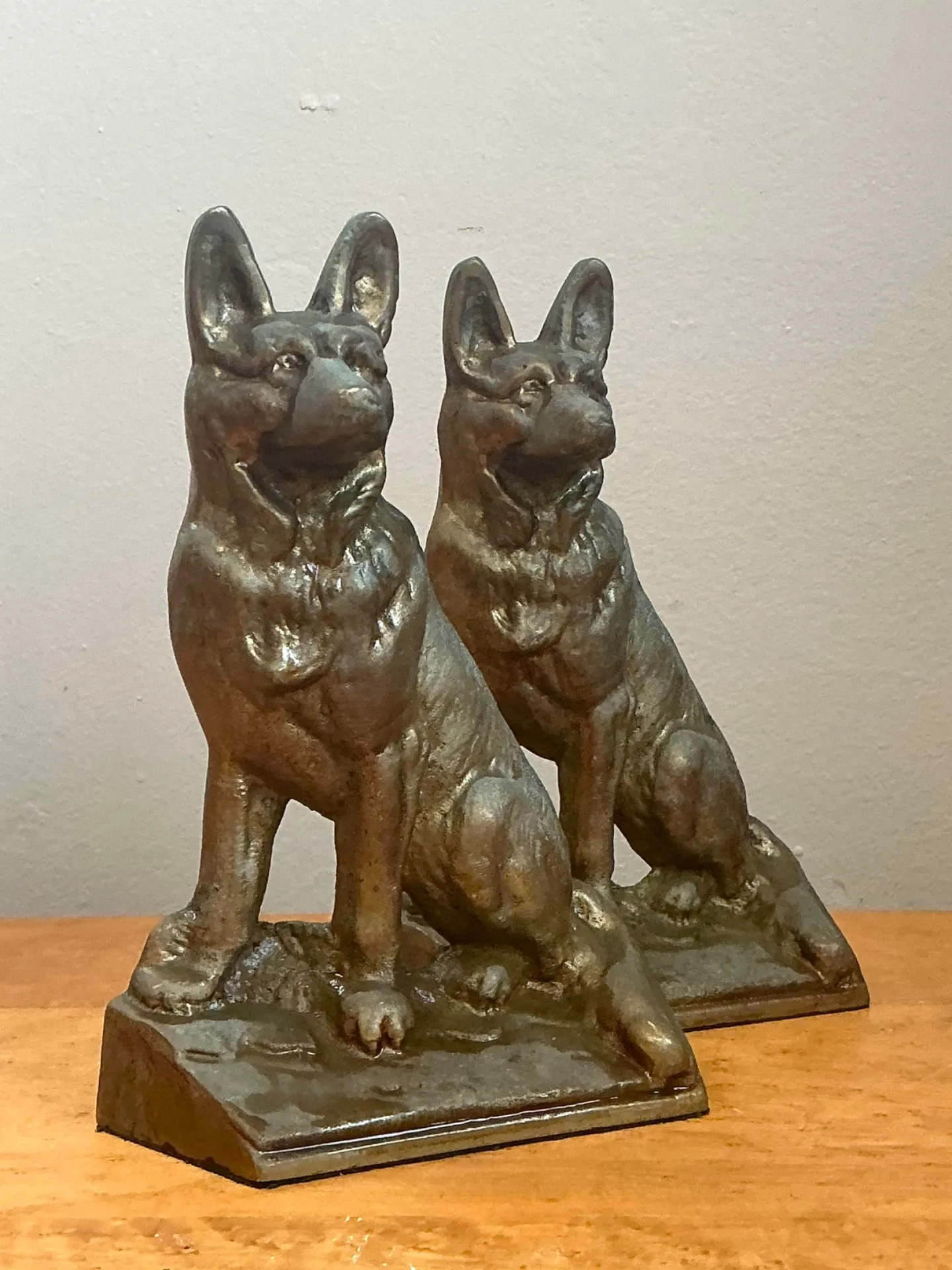 Vintage Bronze Dog Bookends - A Pair — additional photo 5