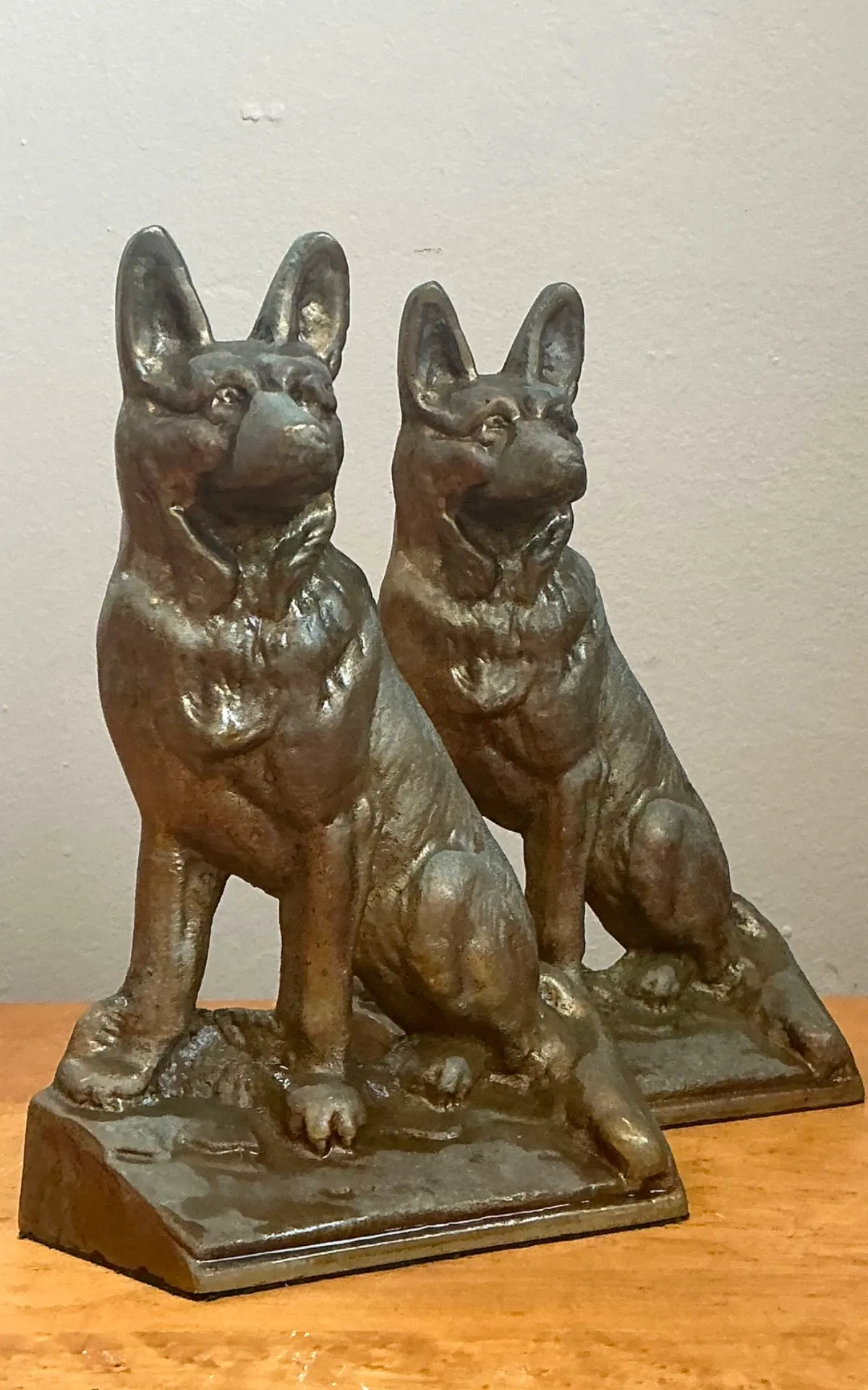 Vintage Bronze Dog Bookends - A Pair — additional photo 5