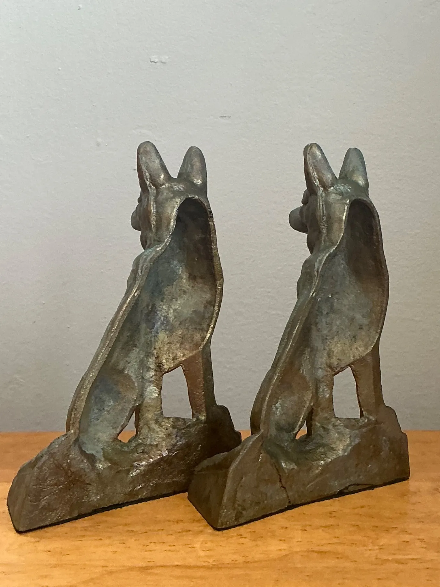 Vintage Bronze Dog Bookends - A Pair — additional photo 7