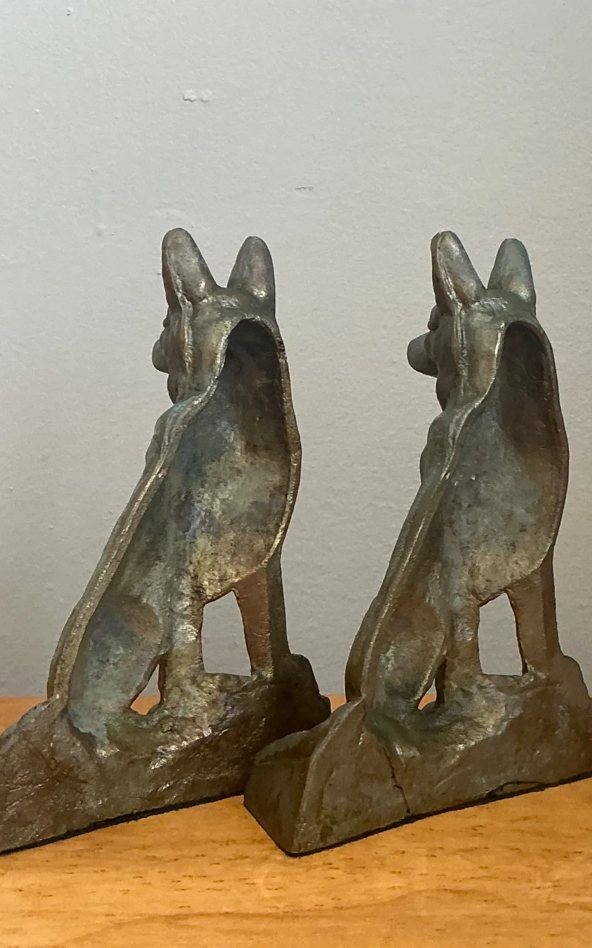 Vintage Bronze Dog Bookends - A Pair — additional photo 7
