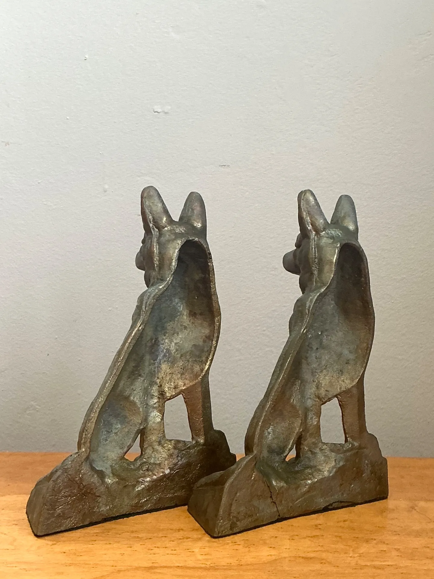 Vintage Bronze Dog Bookends - A Pair — additional photo 8