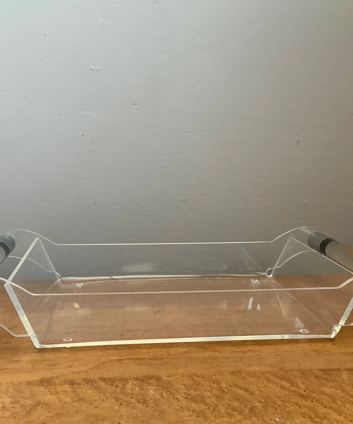 Vintage Lucite and Chrome Tray — additional photo 3