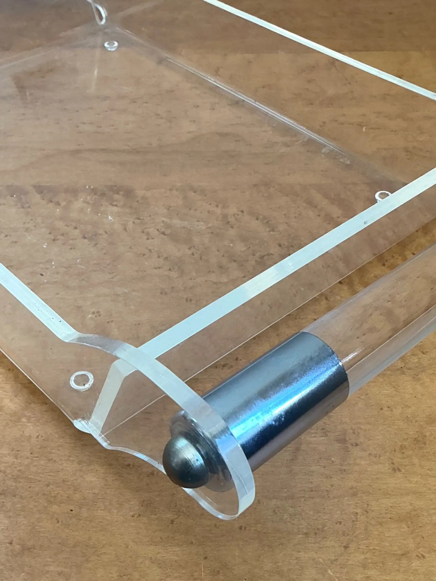 Vintage Lucite and Chrome Tray — additional photo 6