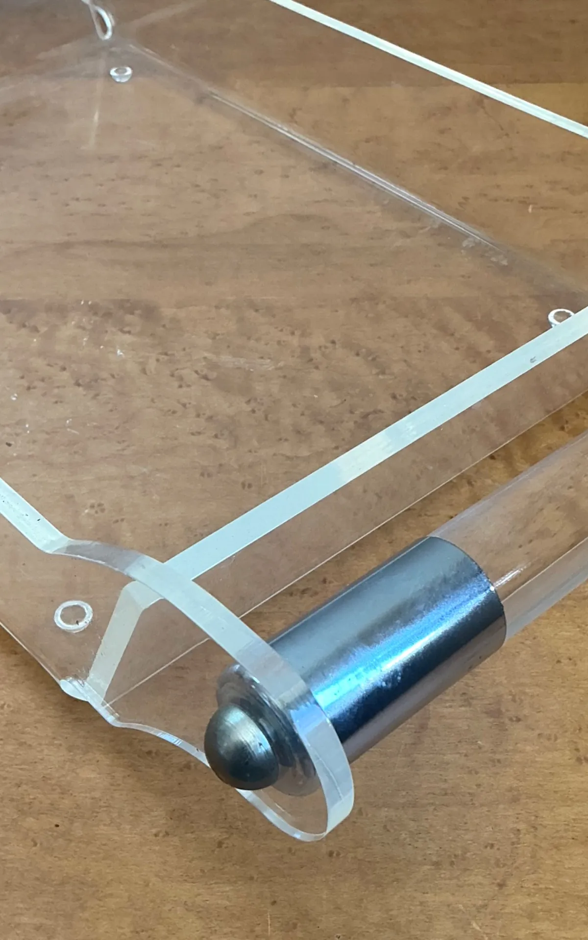 Vintage Lucite and Chrome Tray — additional photo 6