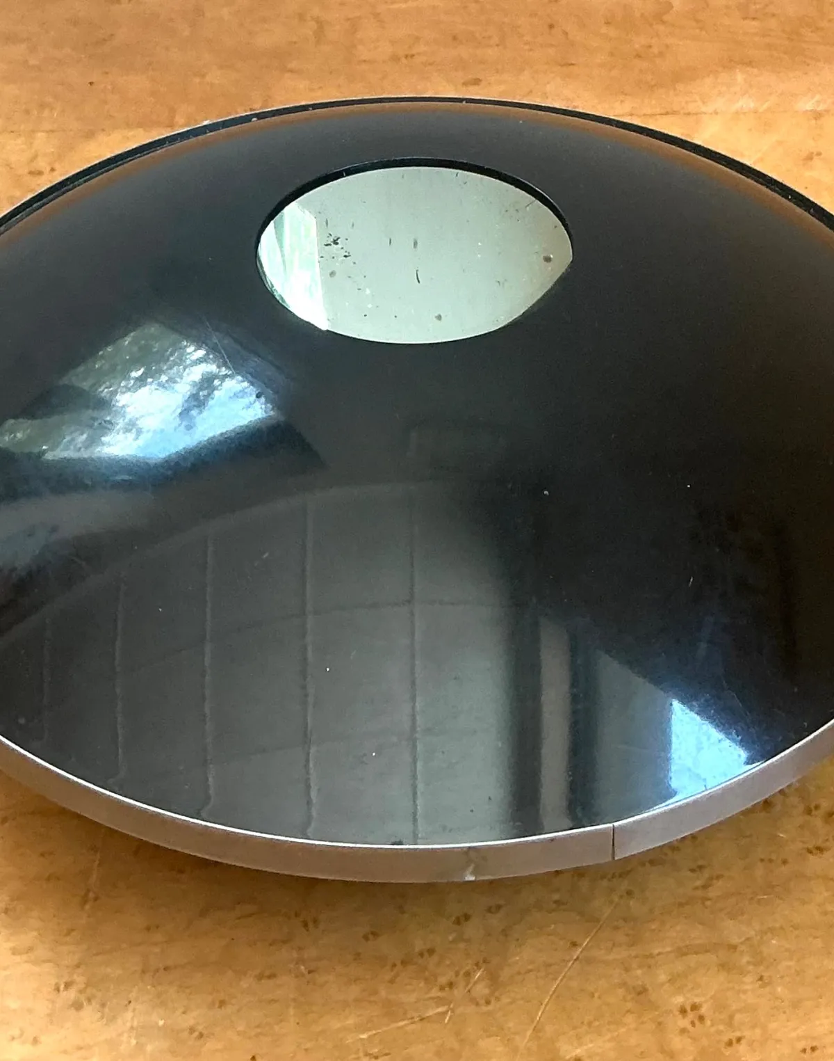 Vintage Modernist Chrome Tulip Vase — additional photo 7