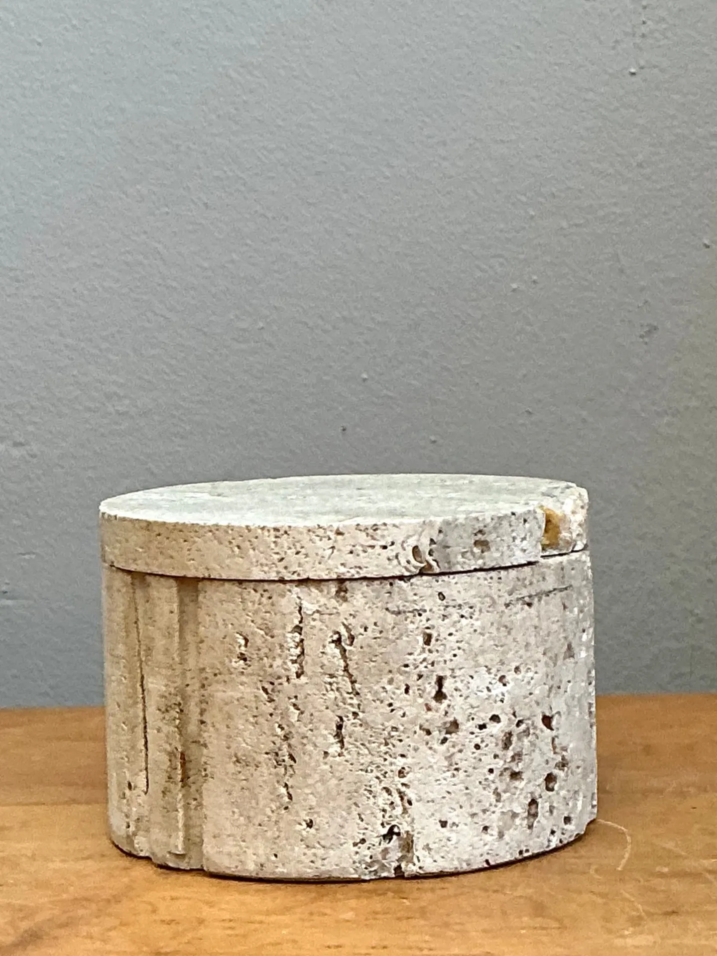 Vintage Italian Coquina Stone Box — additional photo 3