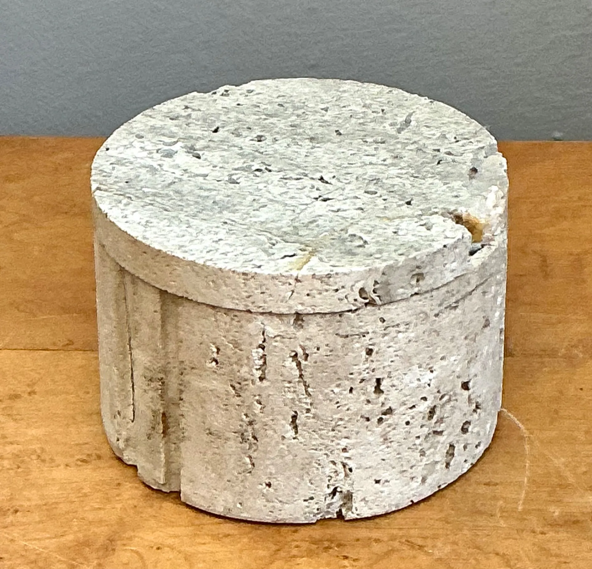 Vintage Italian Coquina Stone Box — additional photo 1