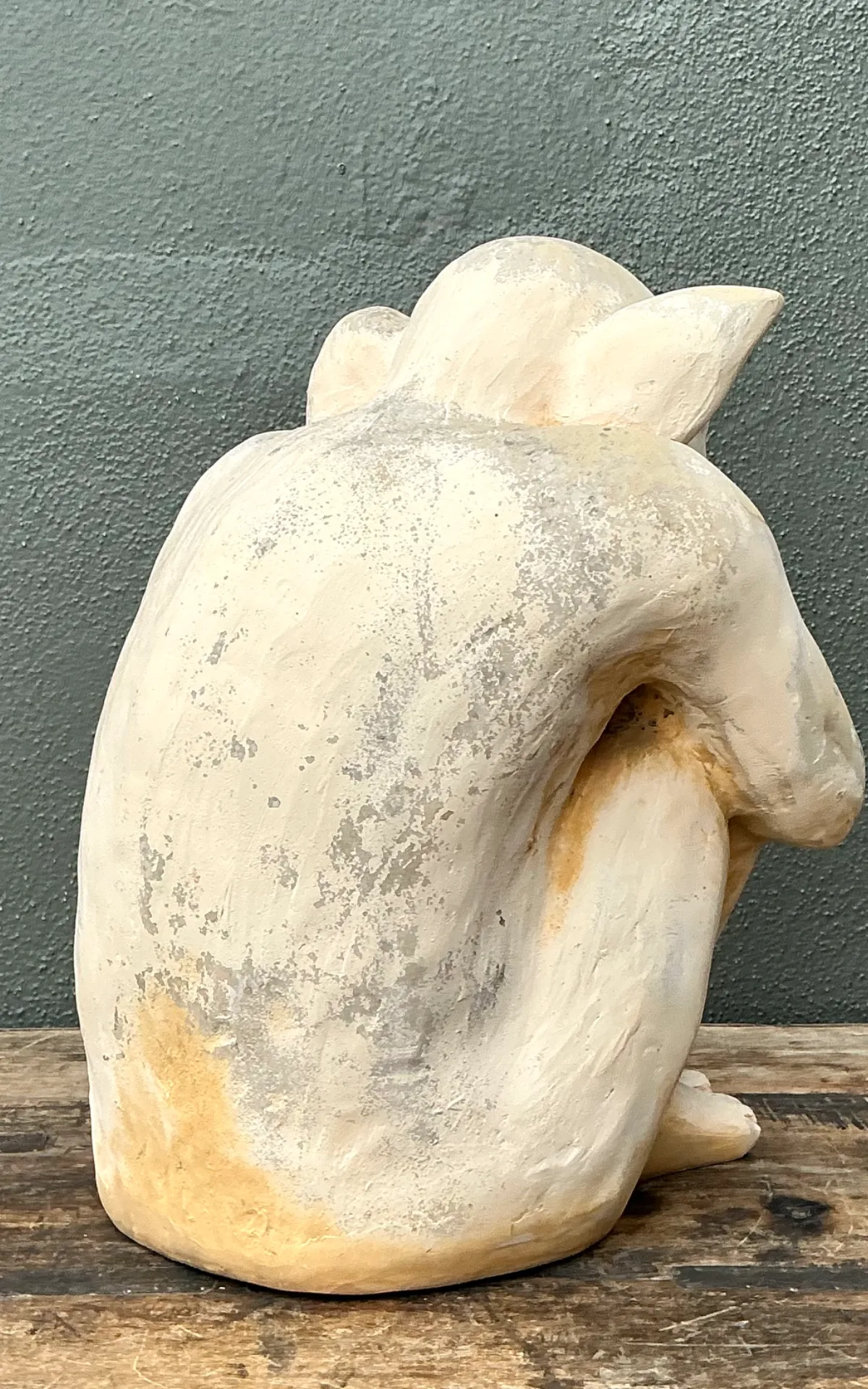 Vintage Plaster Crouching Gargoyle Figure — additional photo 5