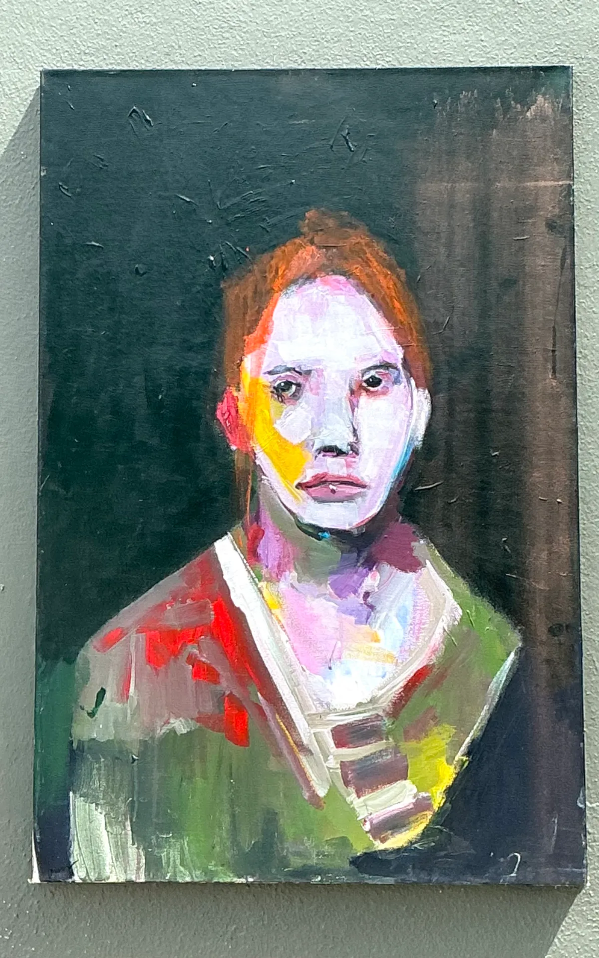 Vintage Abstract Figurative Oil Painting — additional photo 2