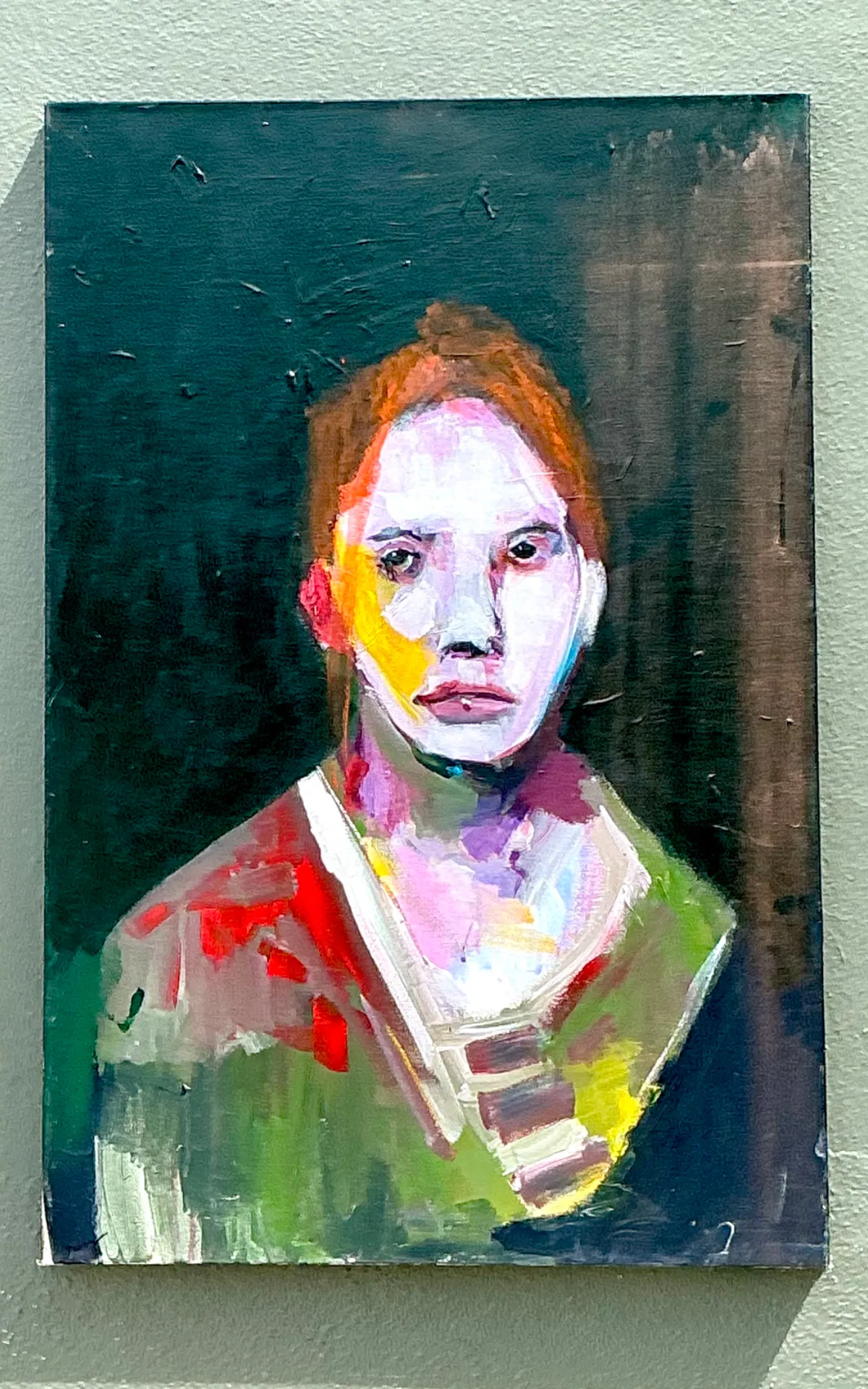 Vintage Abstract Figurative Oil Painting — additional photo 4
