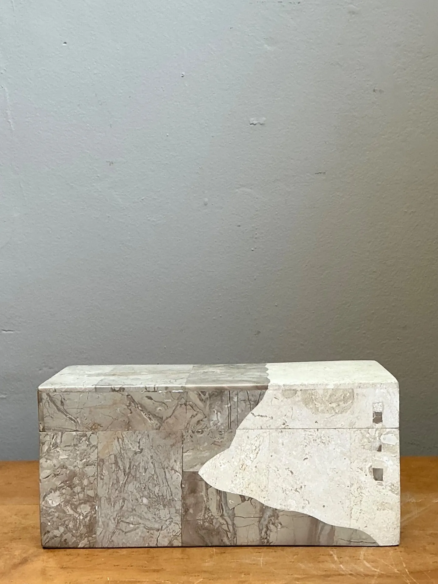 Vintage Tessellated Stone Box — additional photo 6
