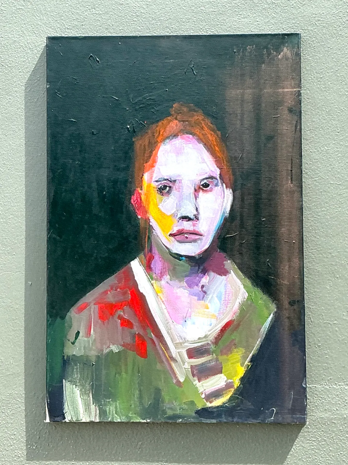 Vintage Abstract Figurative Oil Painting — additional photo 1