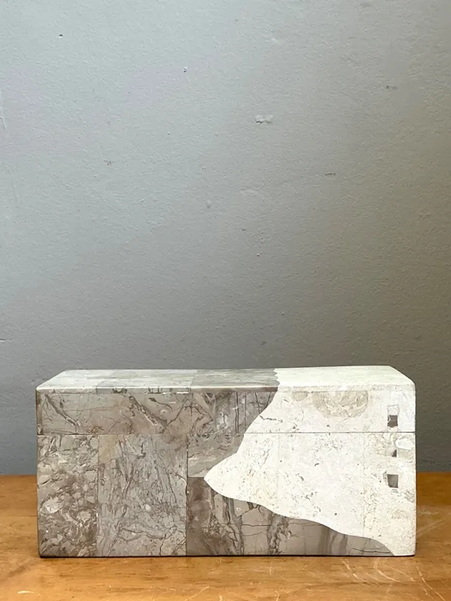 Vintage Tessellated Stone Box — additional photo 8