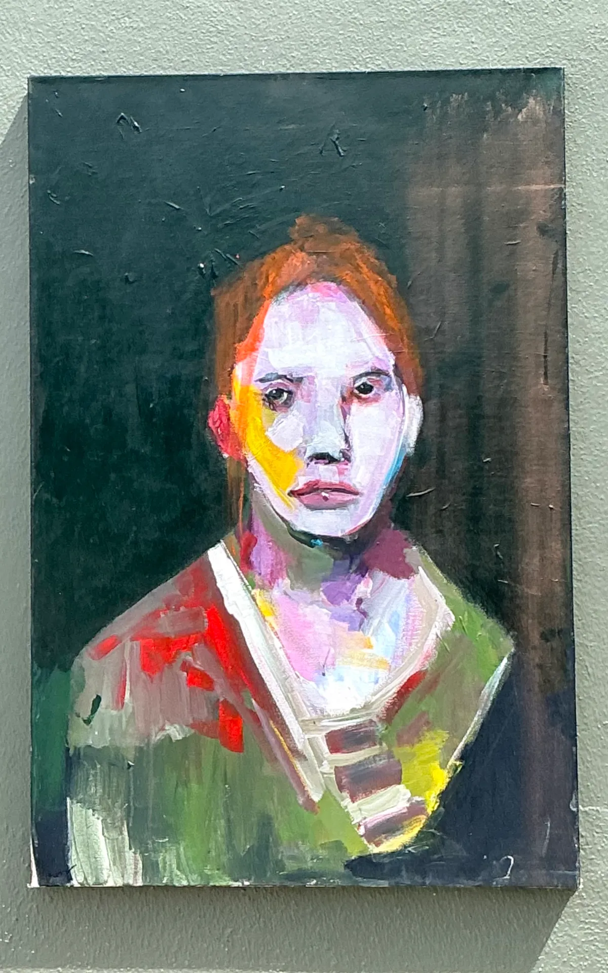 Vintage Abstract Figurative Oil Painting — additional photo 3