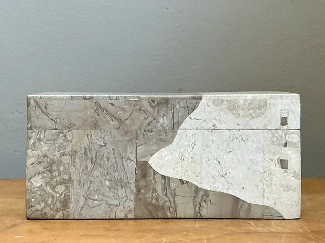 Vintage Tessellated Stone Box — additional photo 4