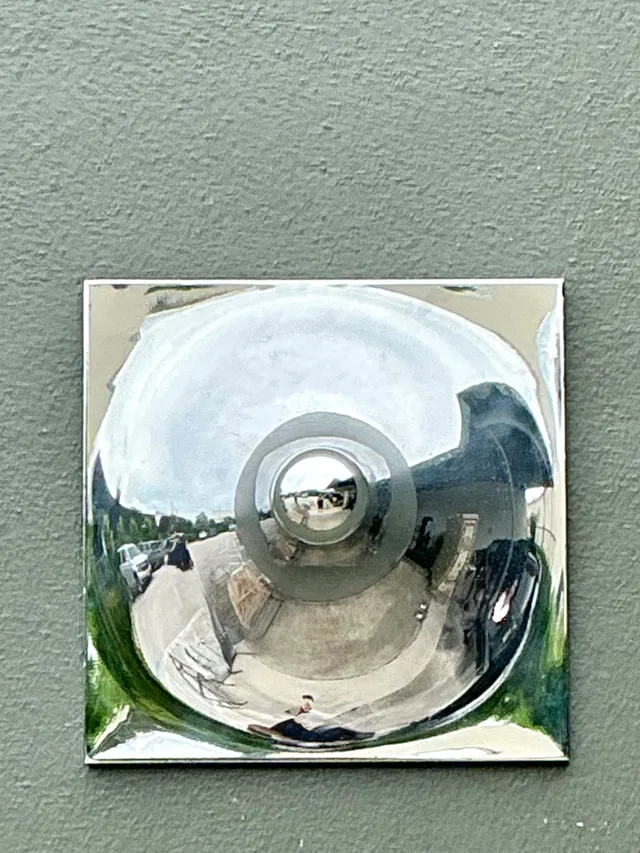 Vintage Chrome Wall Sconce — additional photo 1