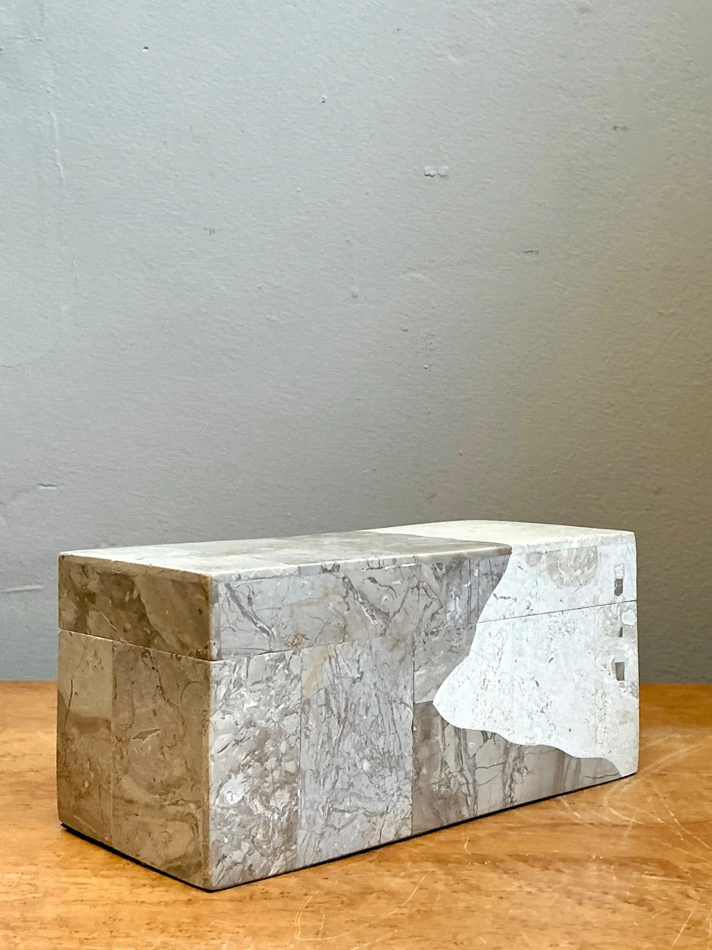 Vintage Tessellated Stone Box — additional photo 5