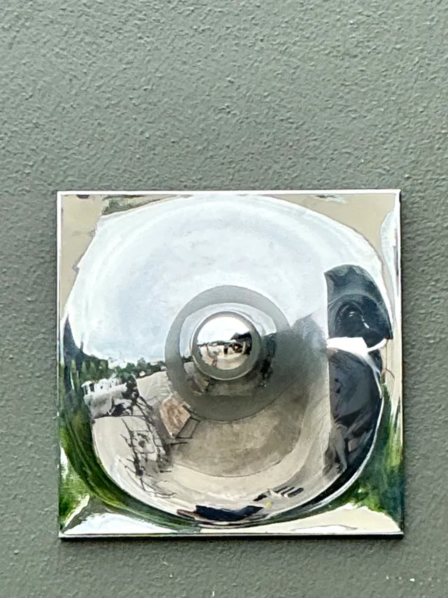 Vintage Chrome Wall Sconce — additional photo 3