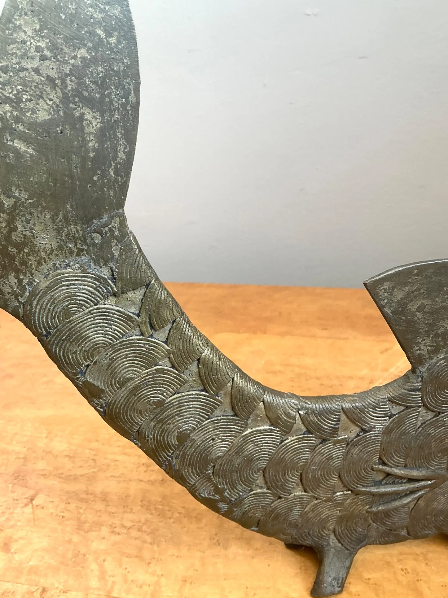 Mid-Century Modern Bronze Fish Figurine — additional photo 3