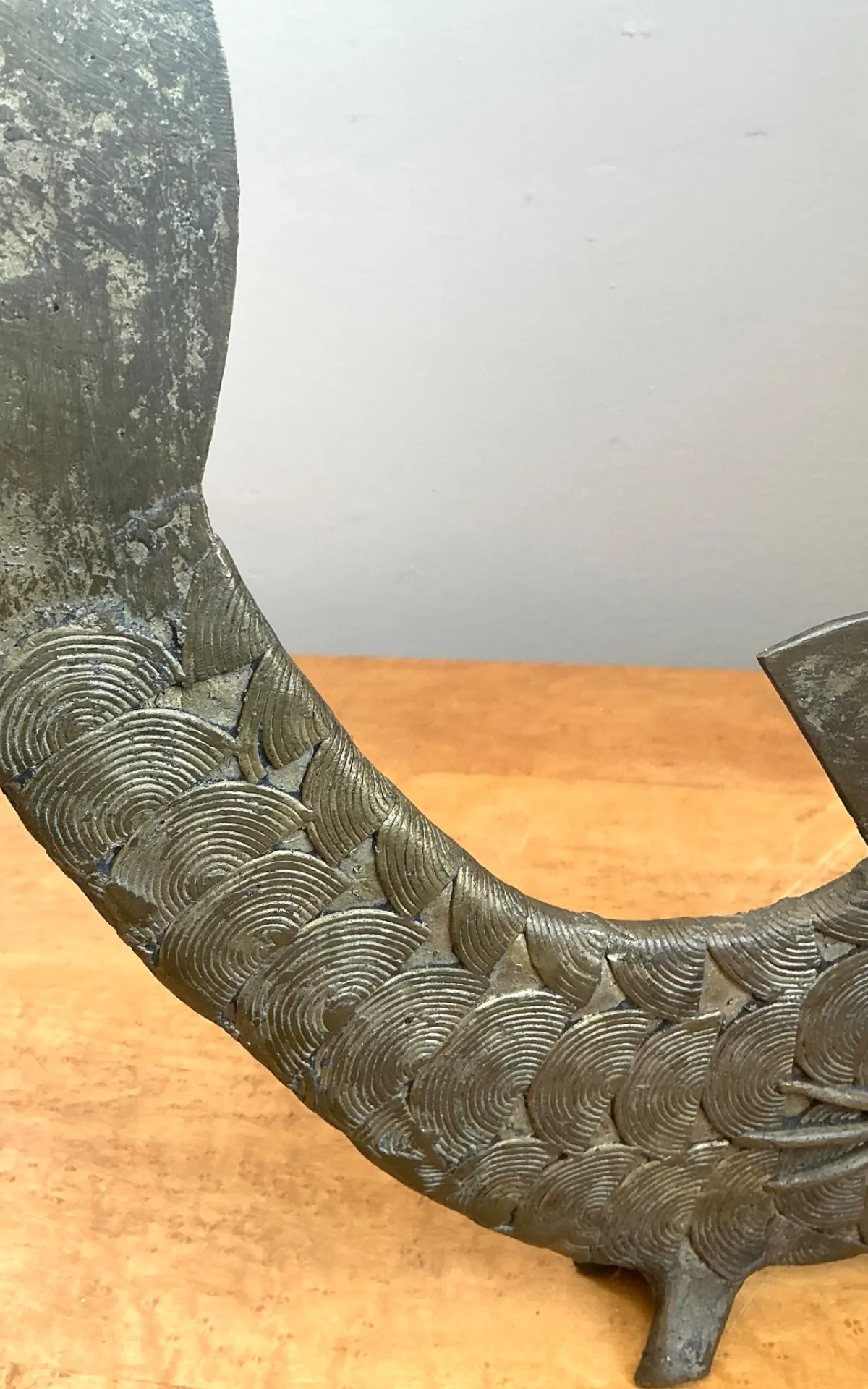 Mid-Century Modern Bronze Fish Figurine — additional photo 3