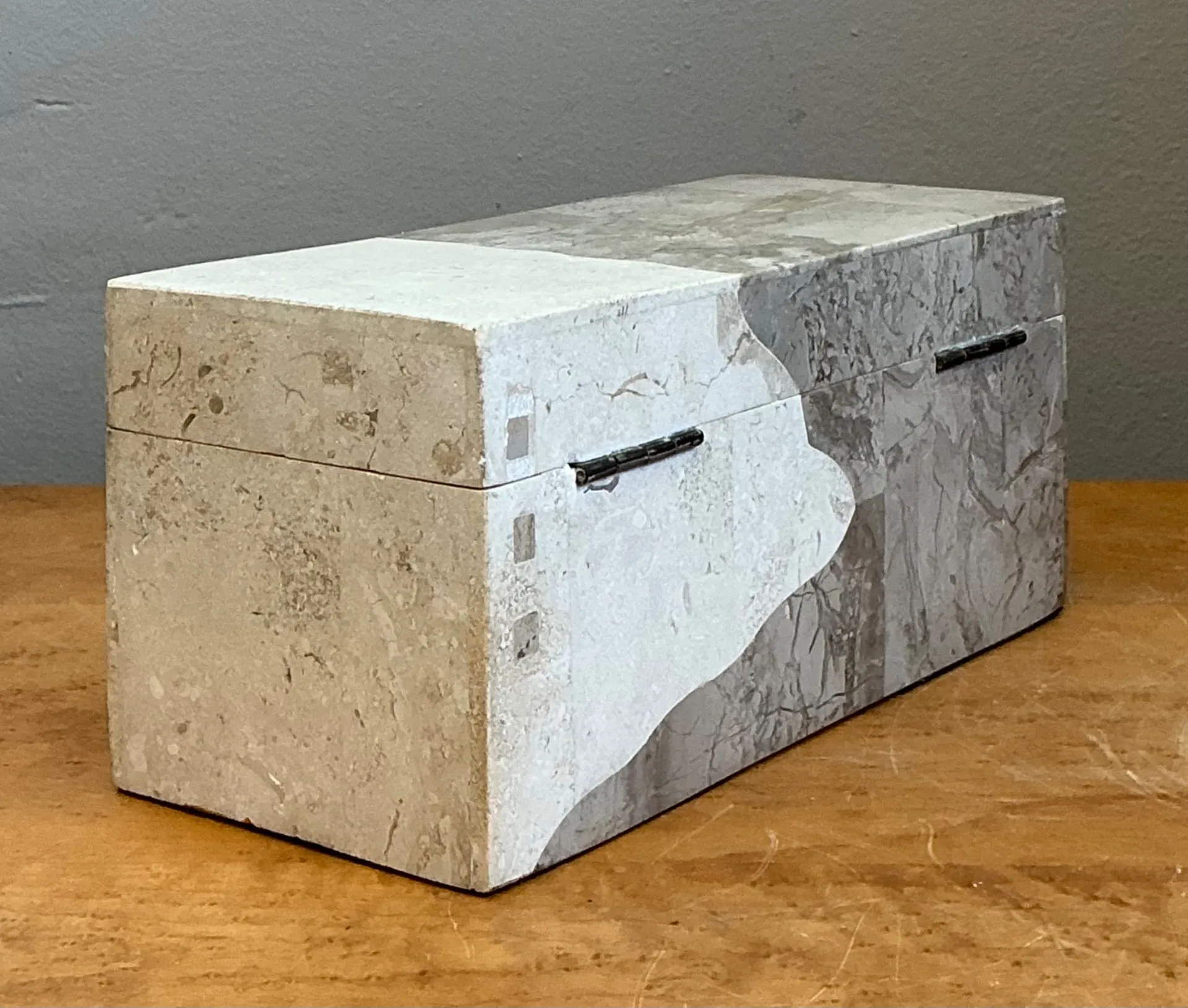 Vintage Tessellated Stone Box — additional photo 3