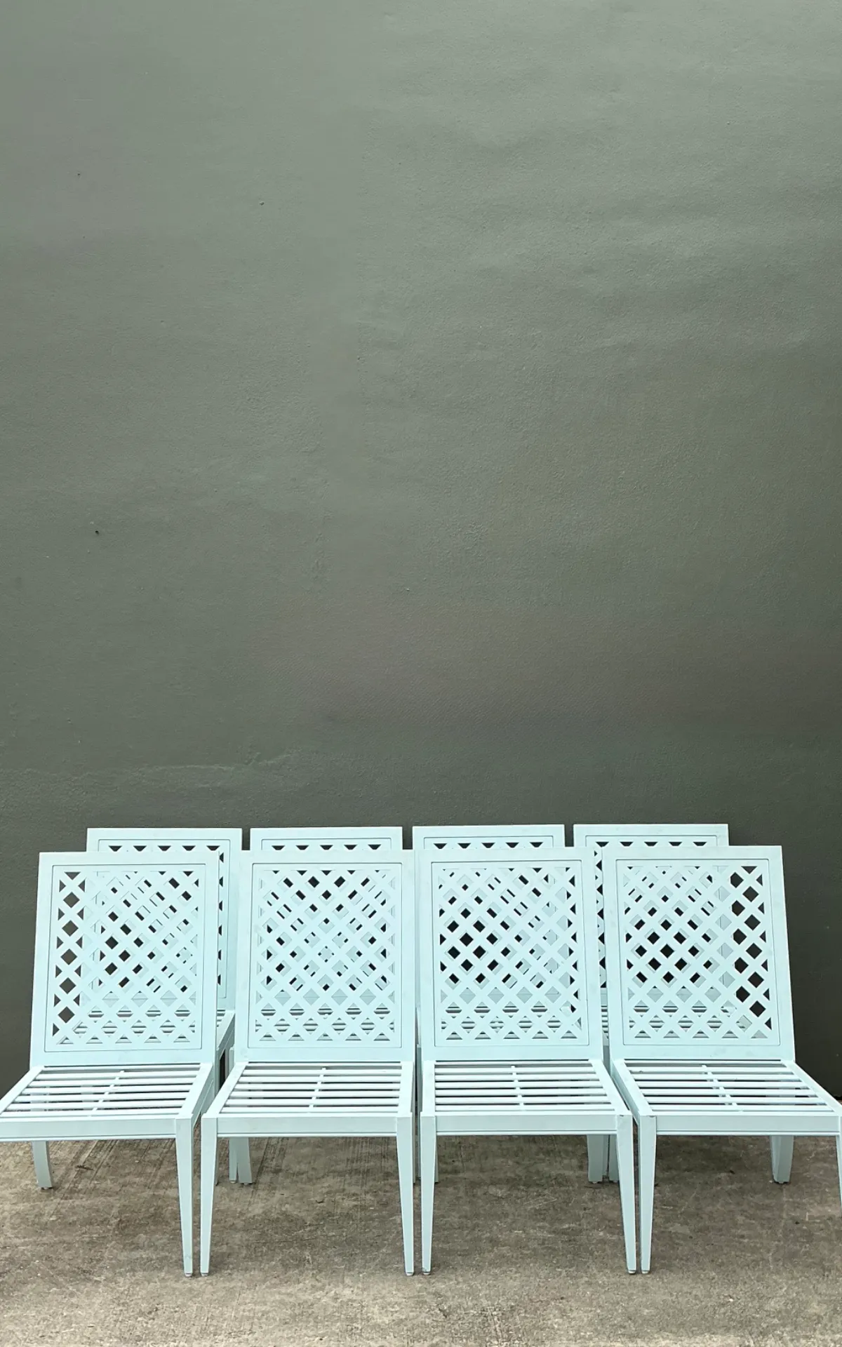 Vintage McKinnon and Harris Trellis Dining Chairs - Set of Eight — additional photo 6