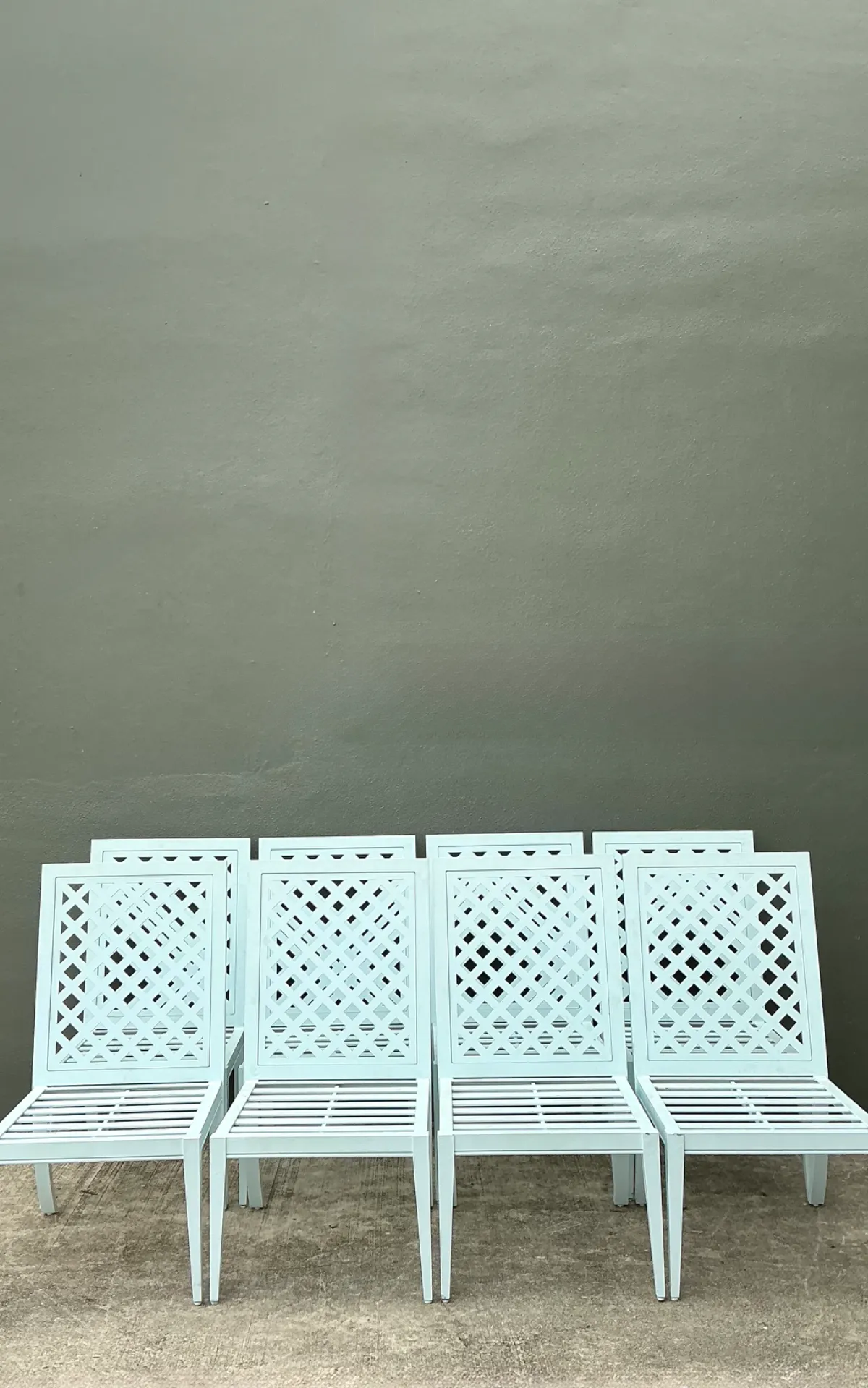 Vintage McKinnon and Harris Trellis Dining Chairs - Set of Eight — additional photo 5