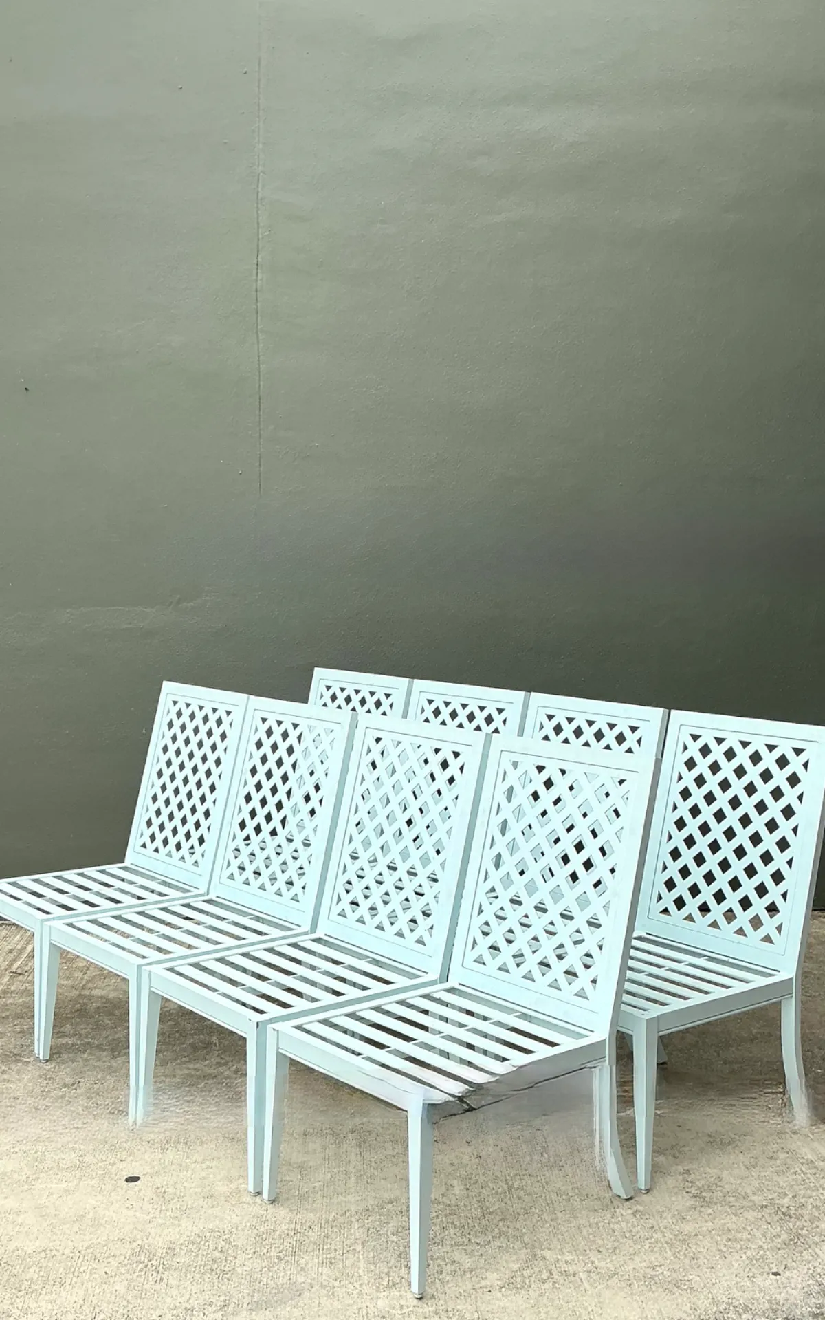 Vintage McKinnon and Harris Trellis Dining Chairs - Set of Eight — additional photo 7