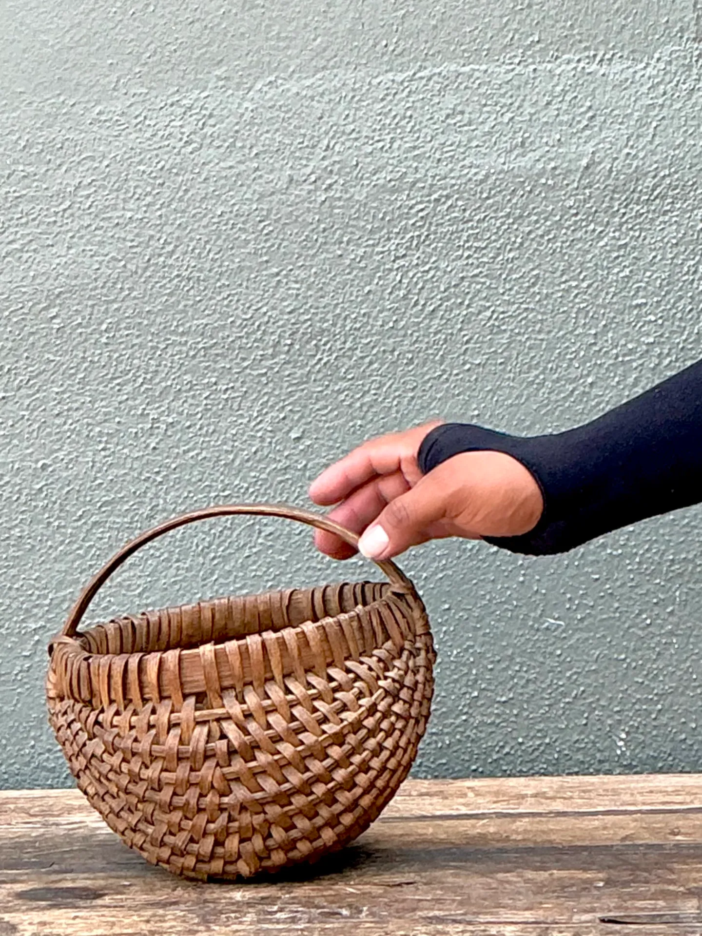 Vintage Shaker Style Woven Basket — additional photo 7