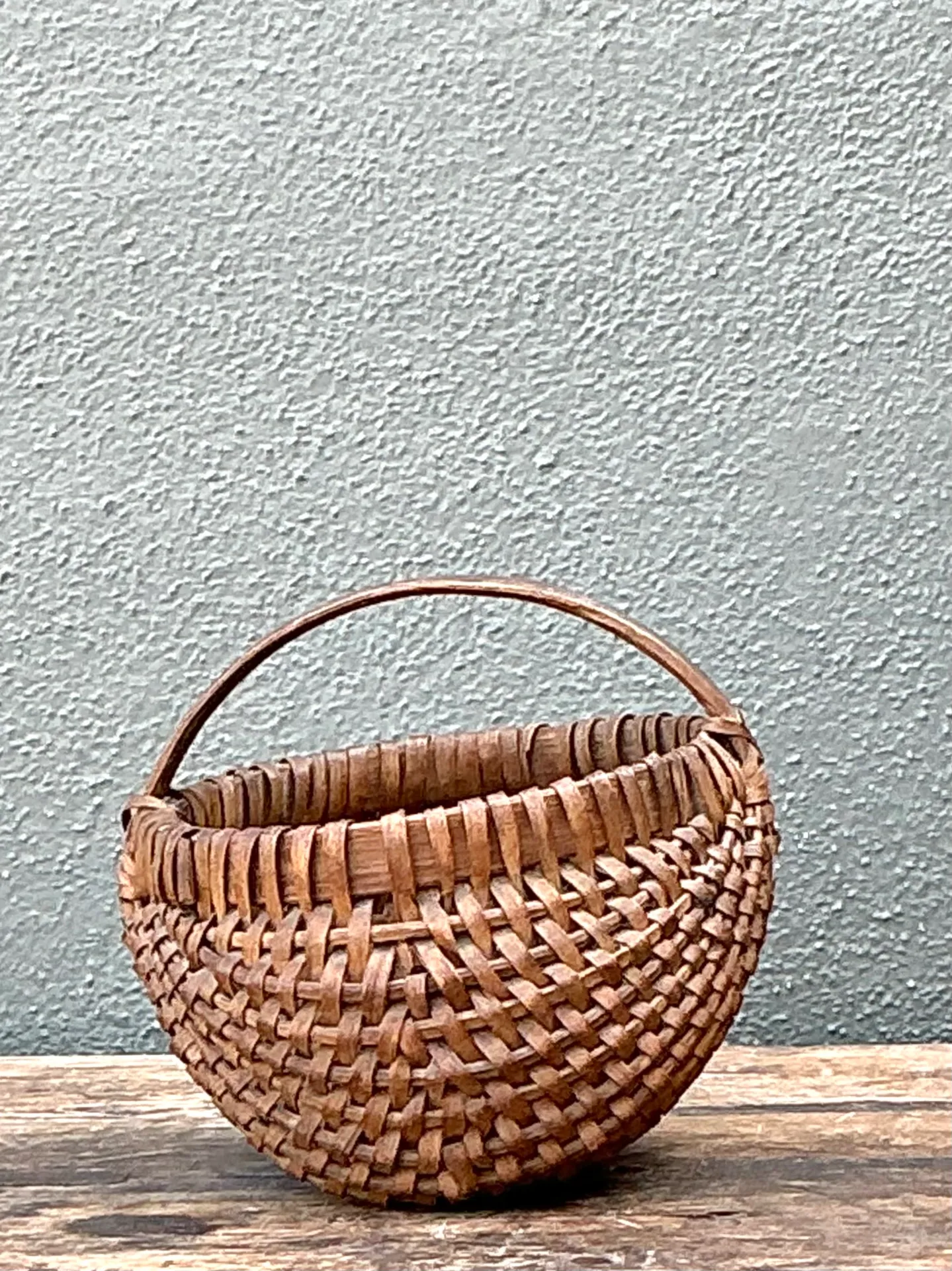 Vintage Shaker Style Woven Basket — additional photo 1