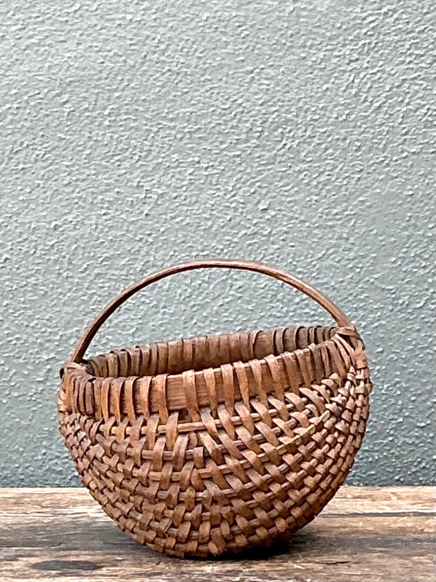 Vintage Shaker Style Woven Basket — additional photo 3