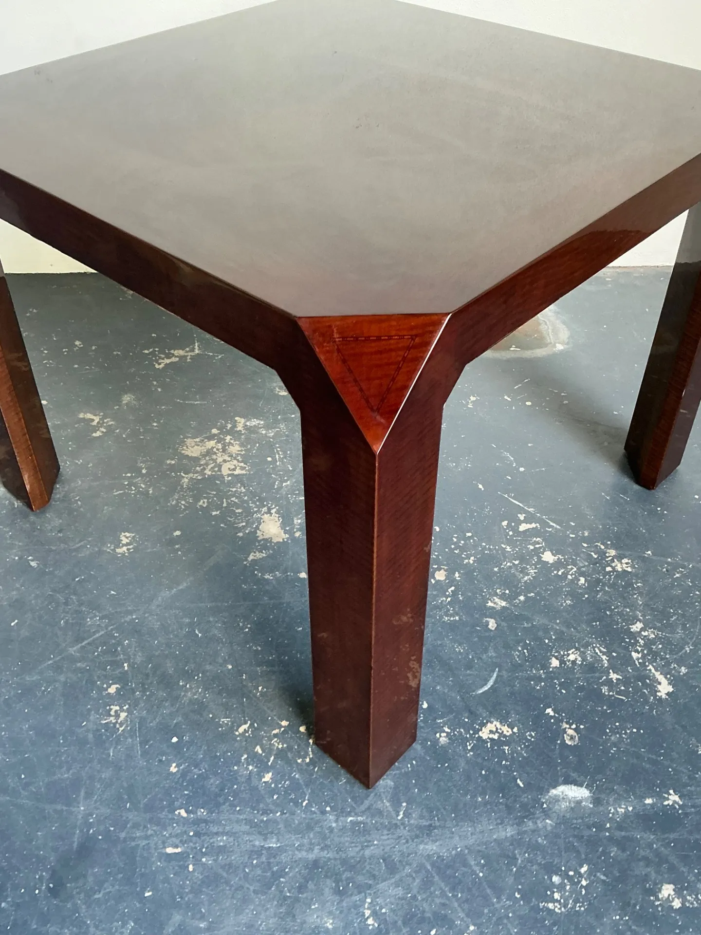 Vintage Lacquered Inlay Game Table — additional photo 2