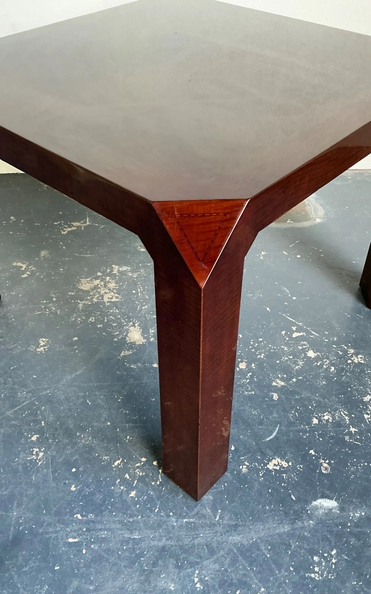 Vintage Lacquered Inlay Game Table — additional photo 2