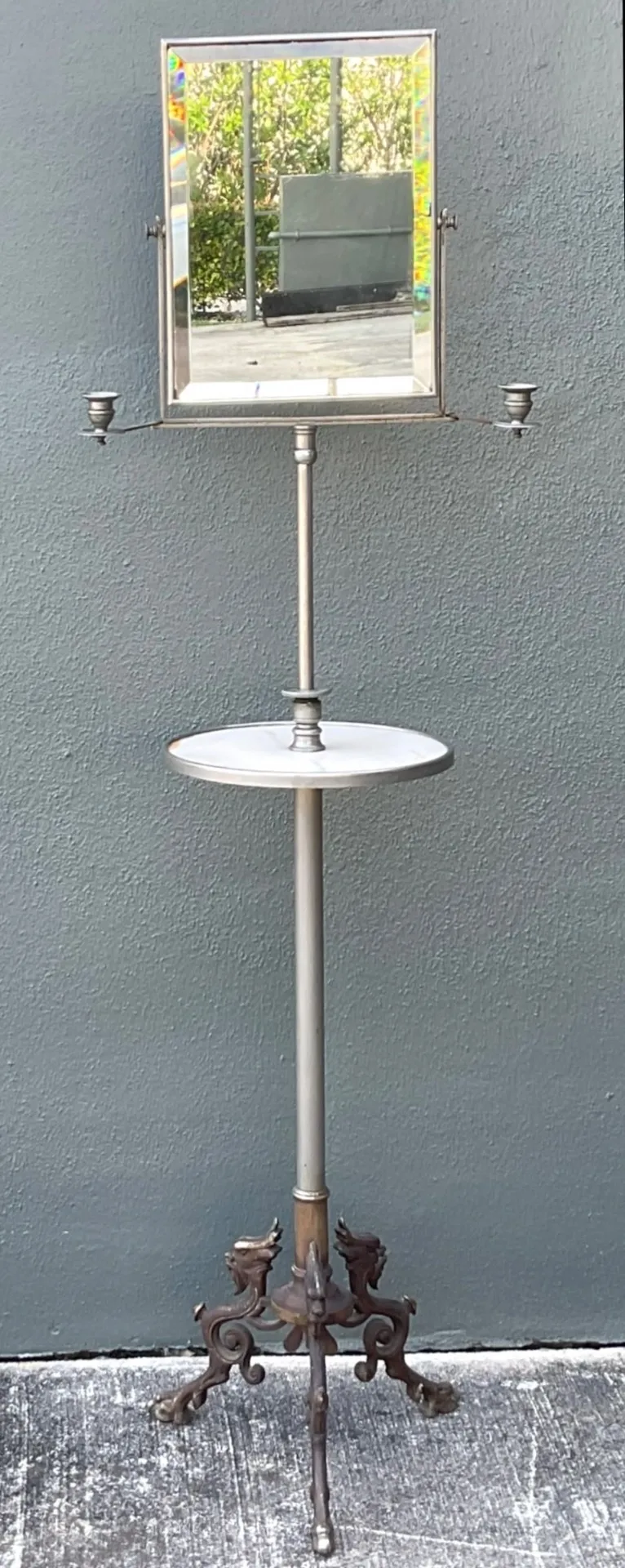 Vintage Standing Candle Mirror — additional photo 1