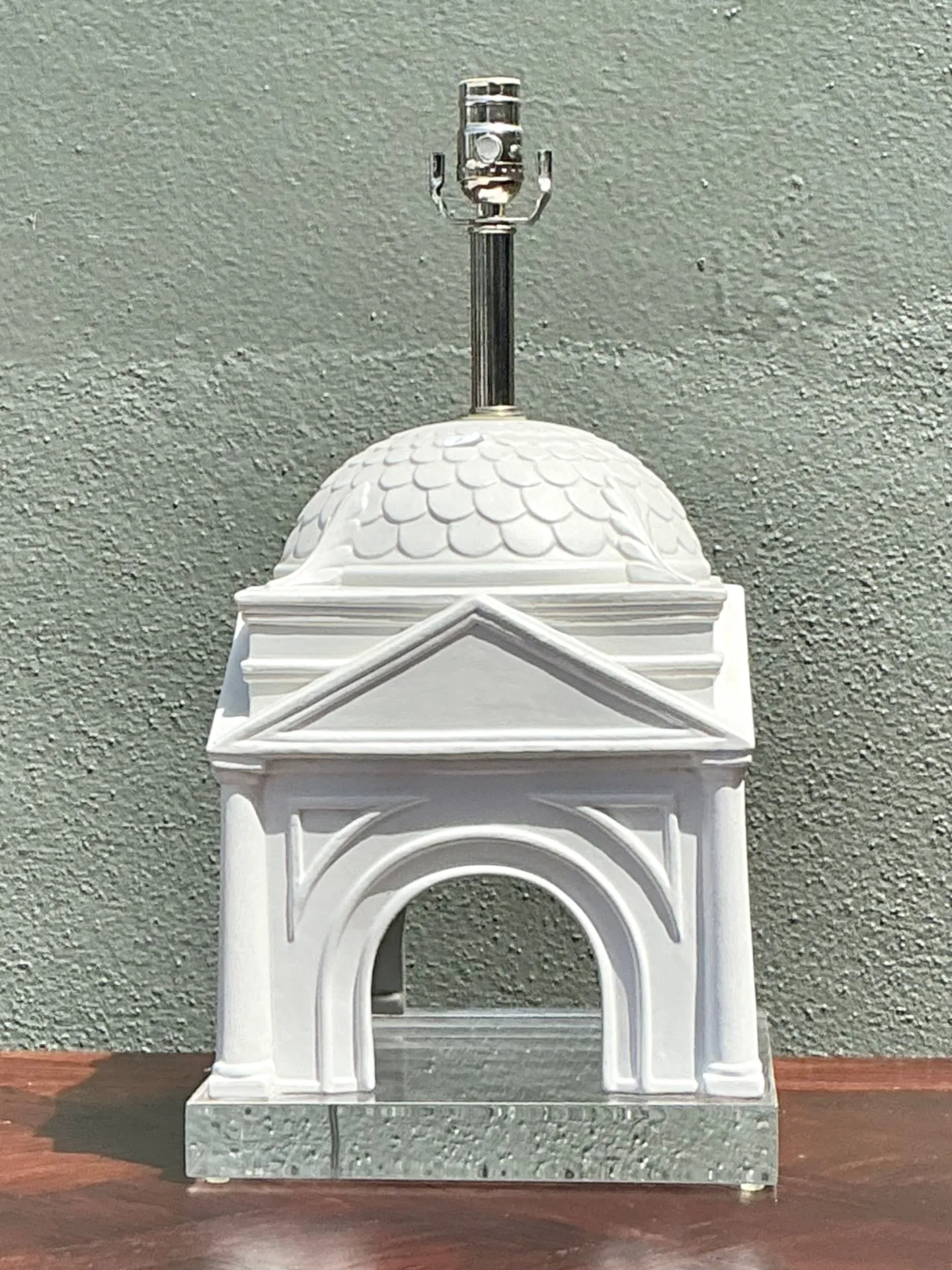 Vintage Architectural Ceramic Table Lamp — additional photo 5
