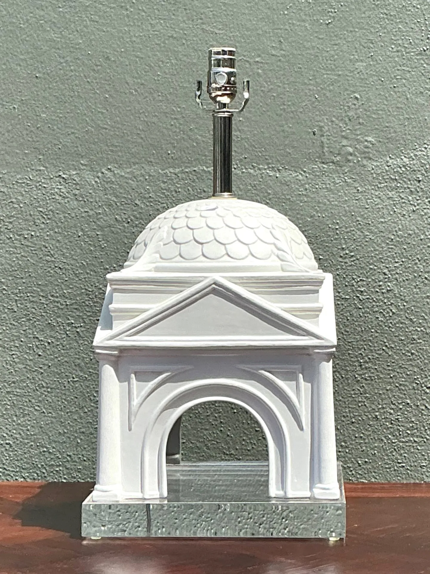 Vintage Architectural Ceramic Table Lamp — additional photo 3