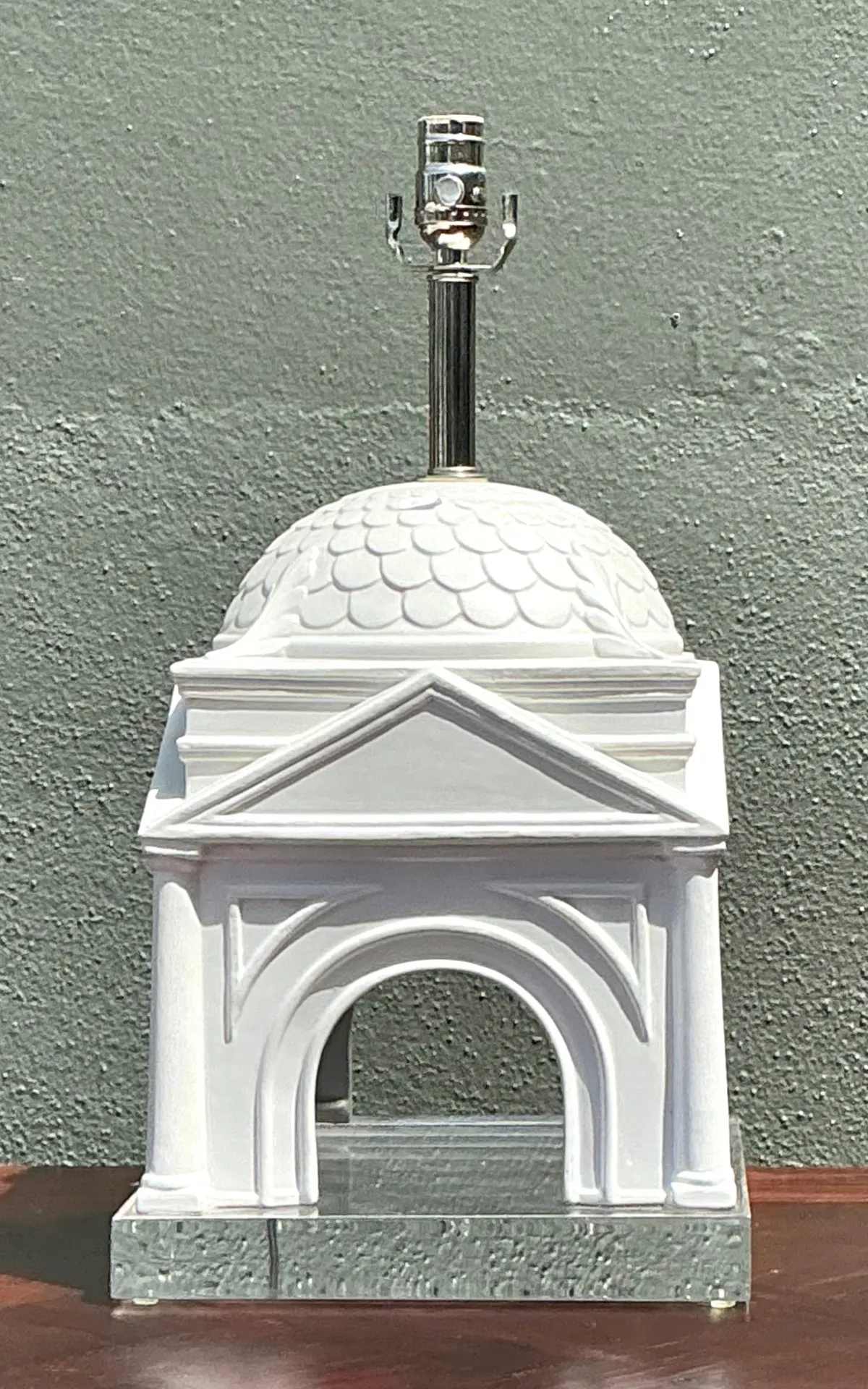 Vintage Architectural Ceramic Table Lamp — additional photo 3