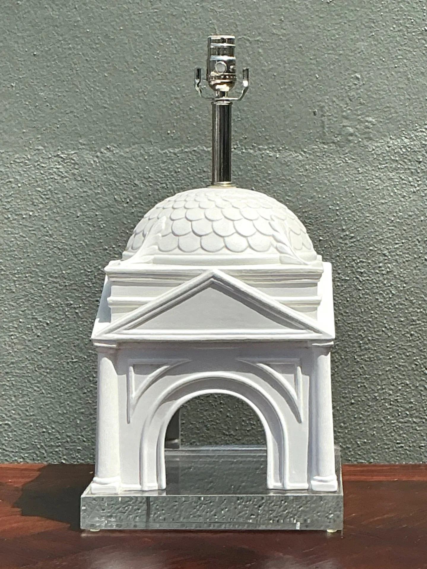 Vintage Architectural Ceramic Table Lamp — additional photo 7