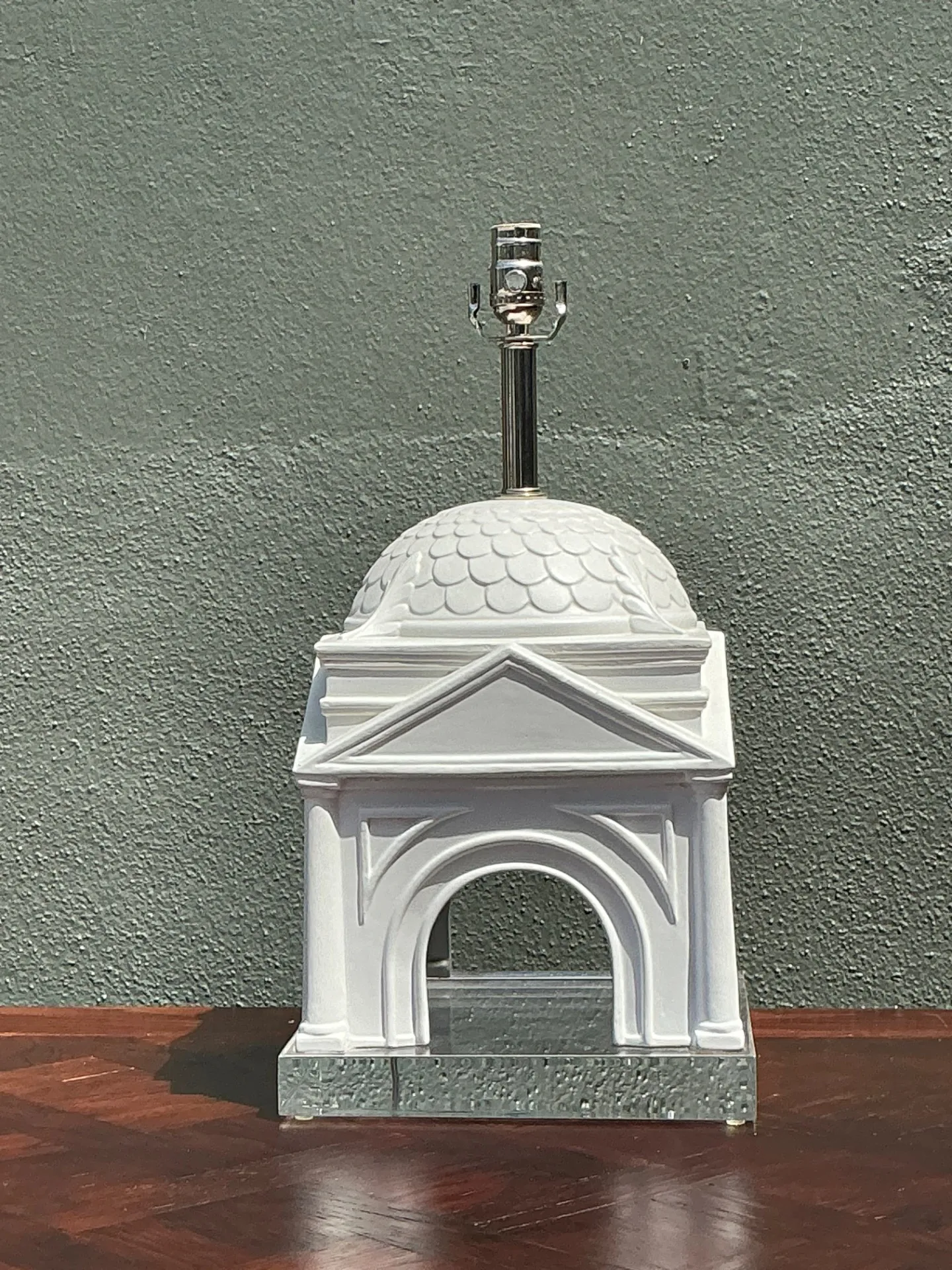 Vintage Architectural Ceramic Table Lamp — additional photo 4