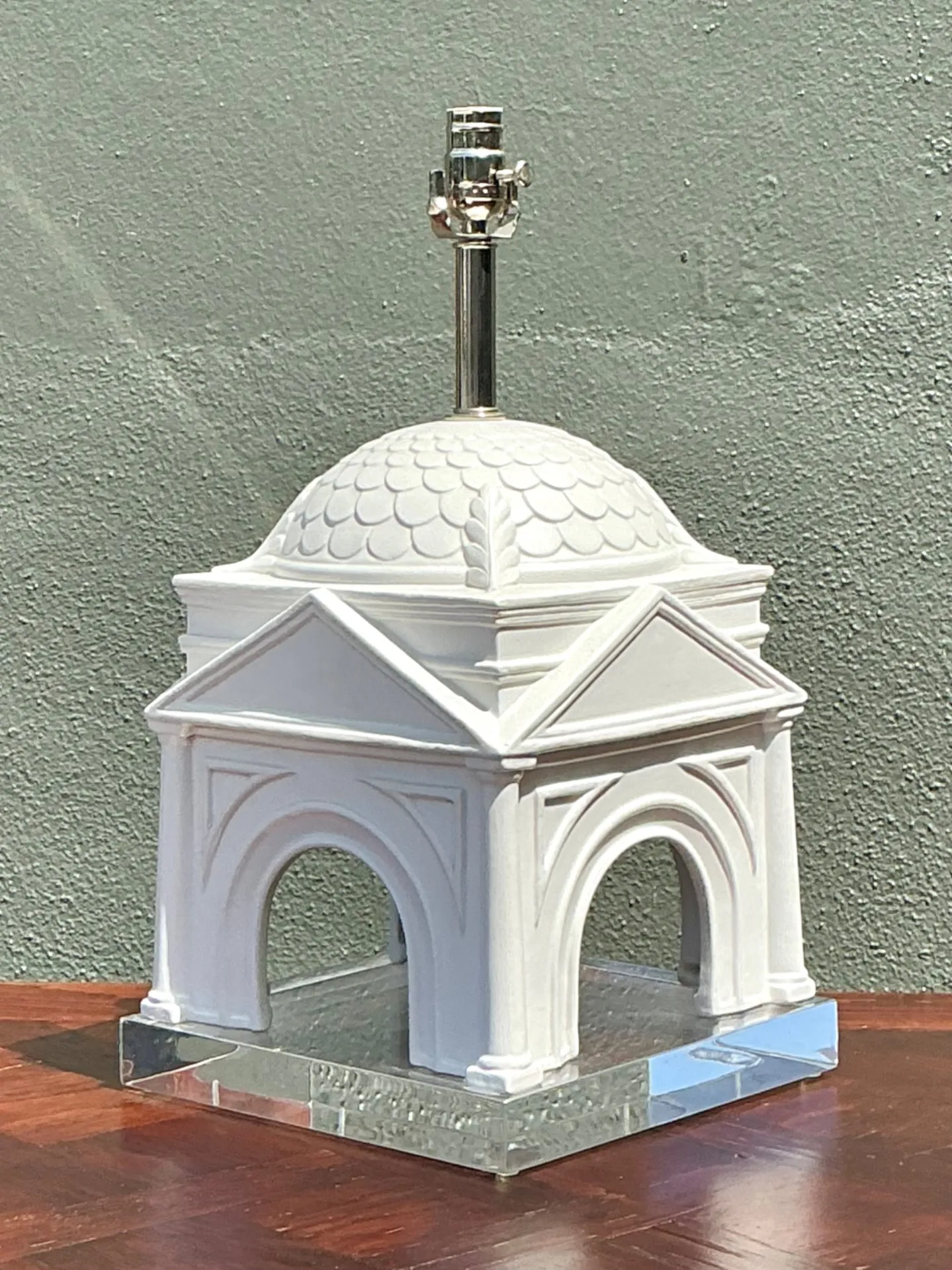 Vintage Architectural Ceramic Table Lamp — additional photo 2